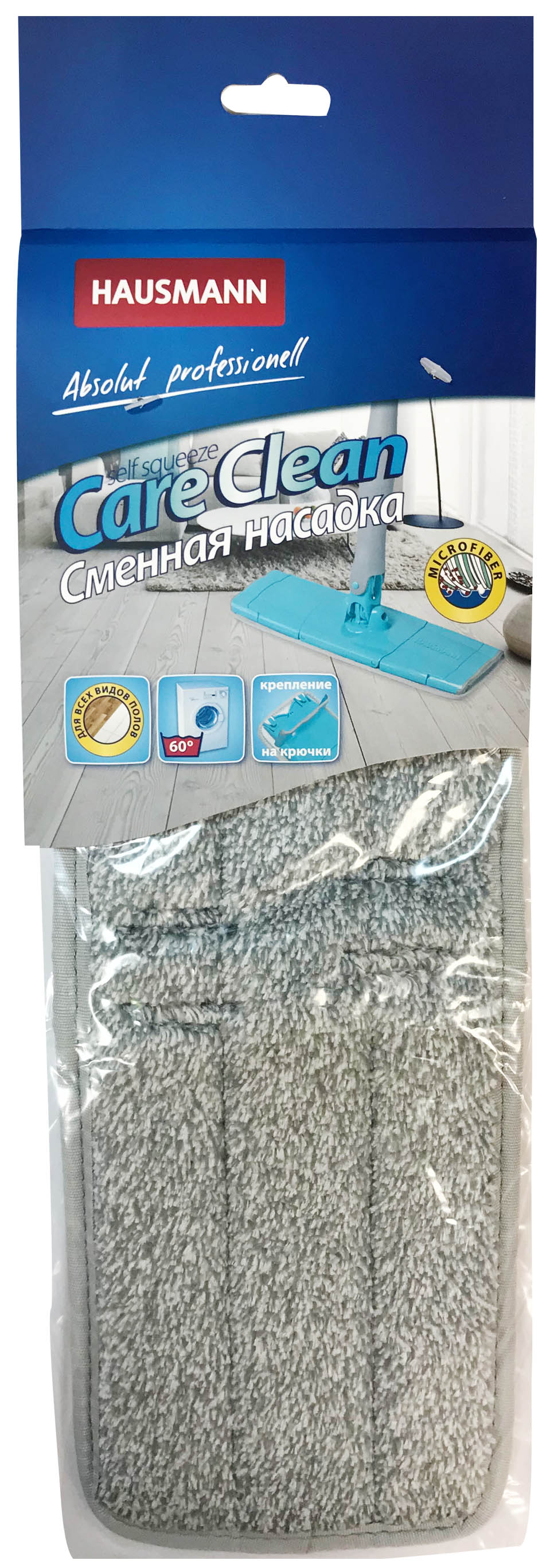 Изображение товара Насадка для швабры HAUSMANN Care Clean для швабры HM-38