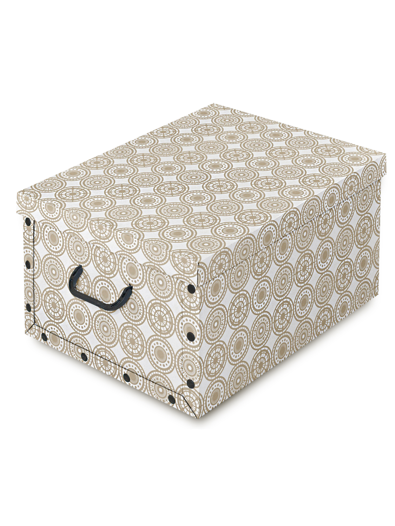 Изображение товара Картонная коробка с ручками АПЕ Ella Beige 390х500х240 мм