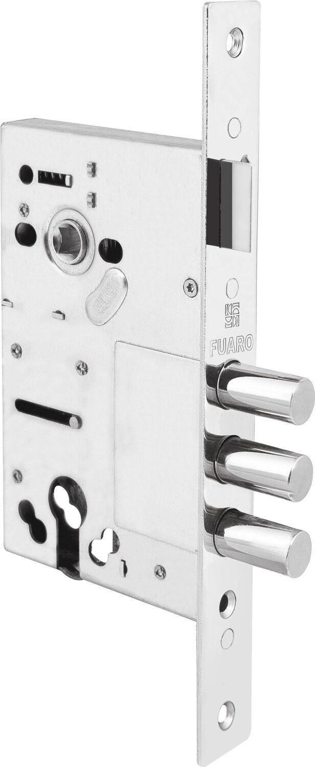 Изображение товара Цилиндровый замок FUARO V10/C-3R14 хром для металлических дверей