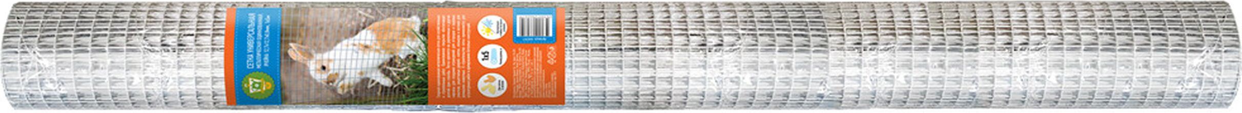 Изображение товара Металлическая оцинкованная сетка GARDEN SHOW 12,7х12,7 мм 1х5 м для строительства и ограждений