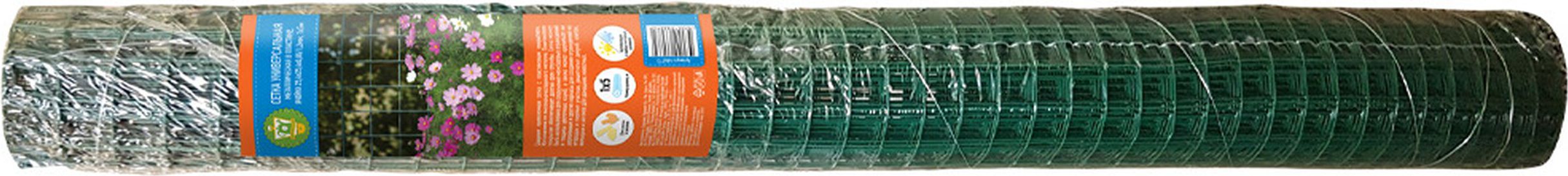 Изображение товара Металлическая сетка GARDEN SHOW 25,4х25,4 мм для ограждений и вьющихся растений 1х5 м