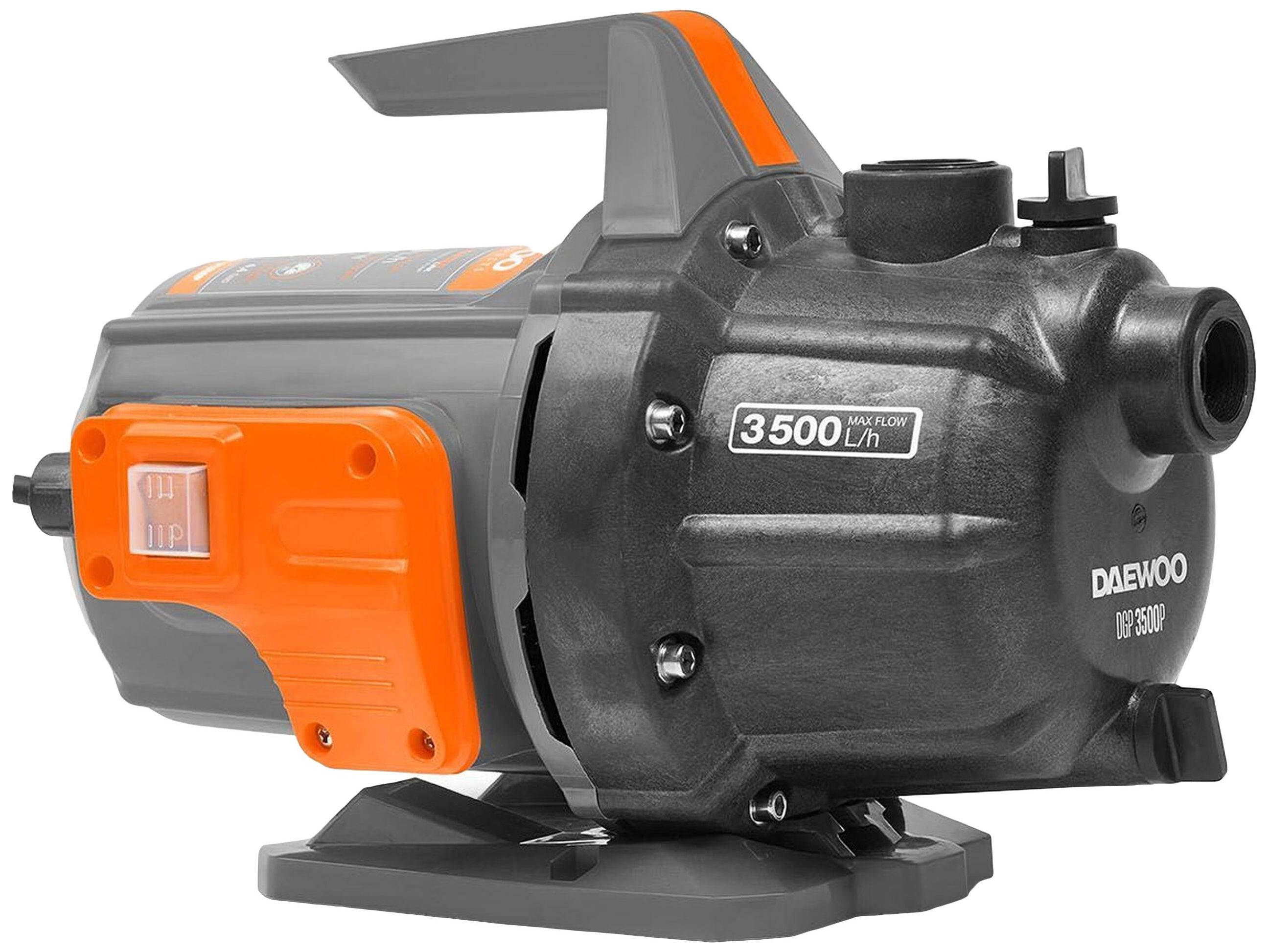 Изображение товара Поверхностный садовый насос DAEWOO DGP 3500P мощность 900 Вт производительность 3500 л/ч