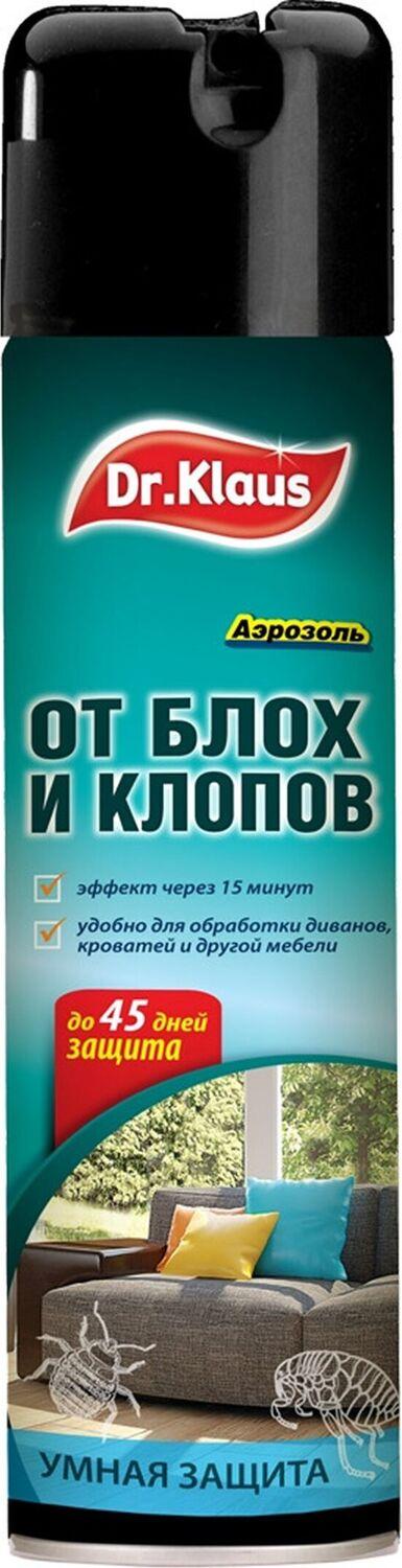 Изображение товара Средство от клопов блох и других насекомых Dr.Klaus аэрозоль 250 мл