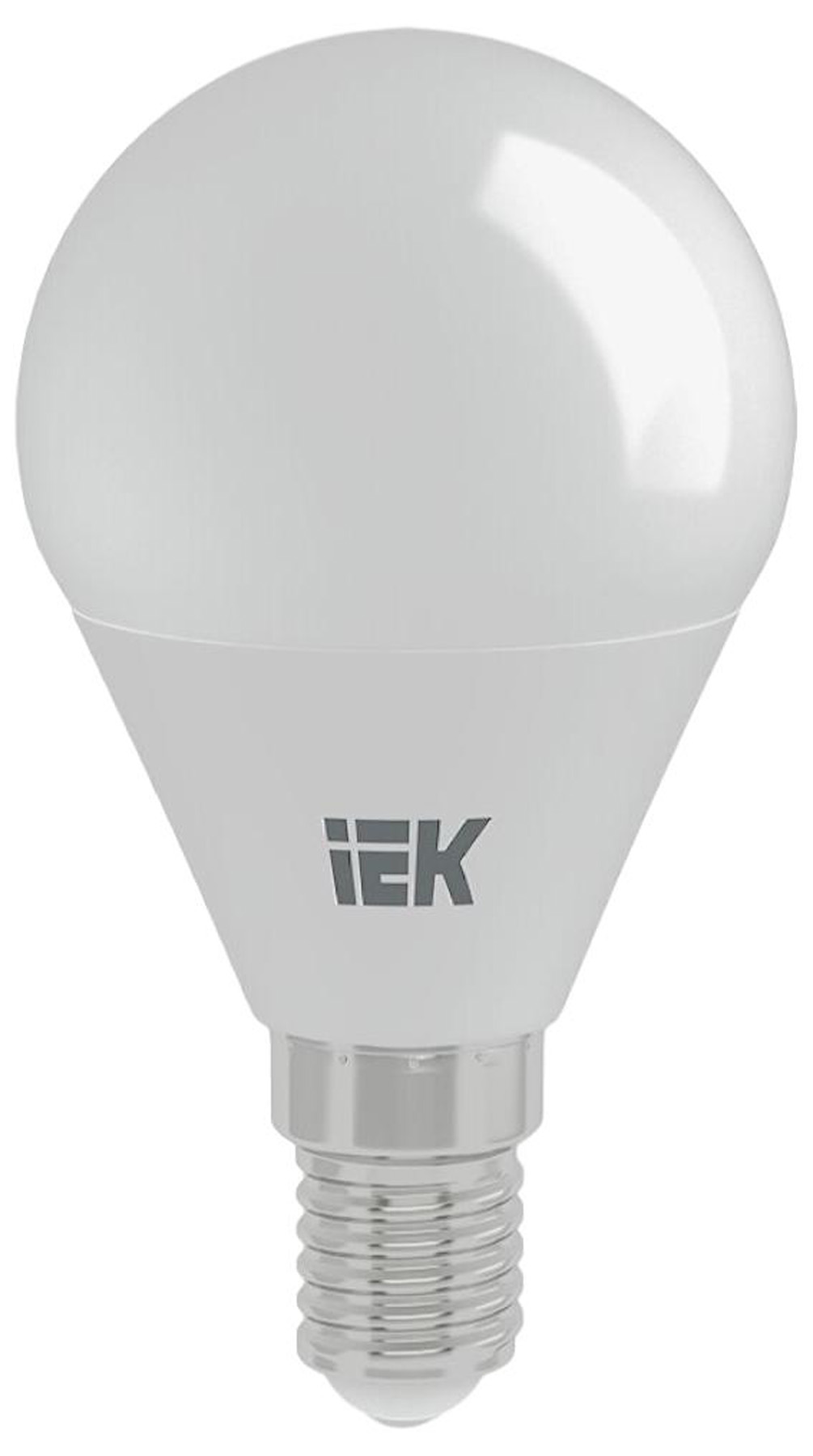 Изображение товара Светодиодная лампа IEK G45 E14 7 Вт 630 лм 3000 К шар