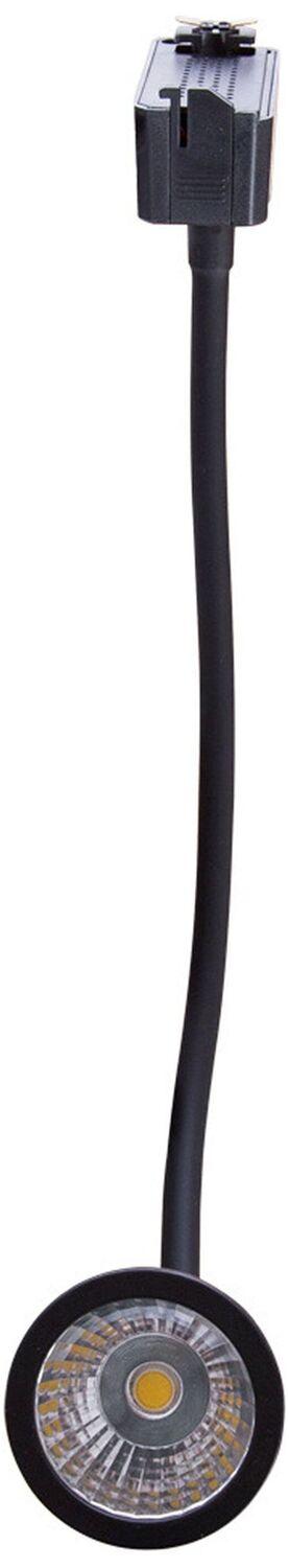 Изображение товара Трековый светильник ARTE Lamp Miia A3055PL-1BK с черным основанием и стеклянным плафоном