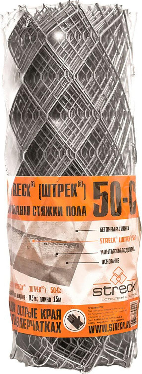 Изображение товара Сетка стальная STRECK 0,5х15 м для стяжки плетеная