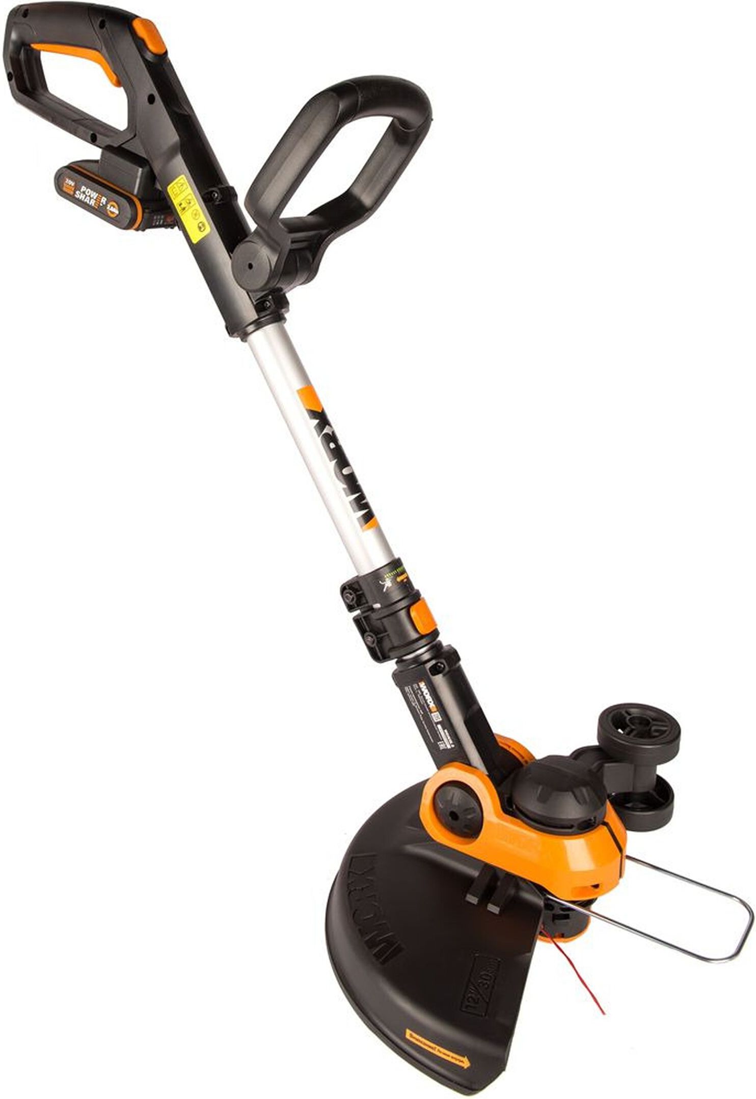 Изображение товара Аккумуляторный триммер Worx WG163E.2 20 В 2 Ач, легкий и мощный для сада