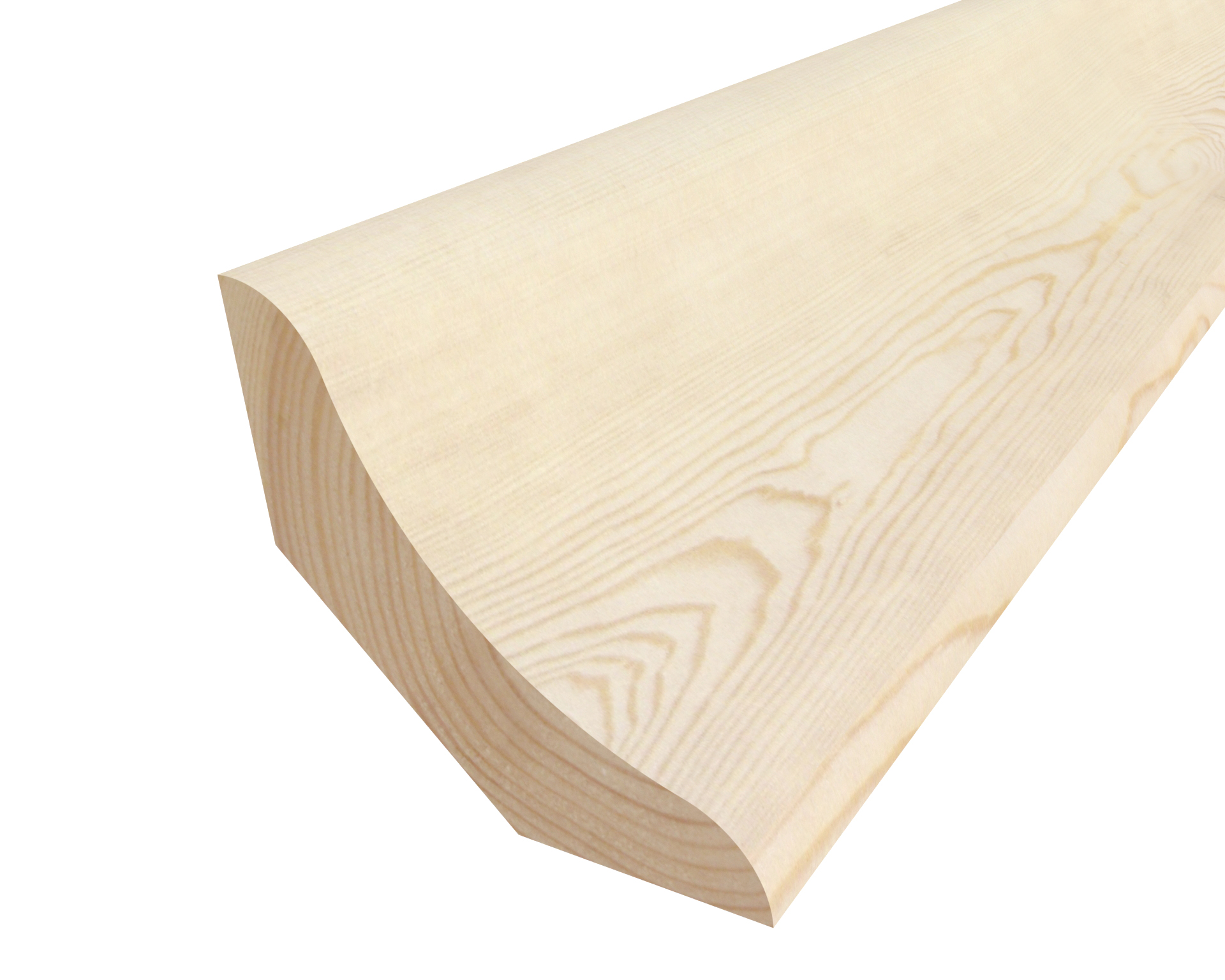 Изображение товара Напольный плинтус из массива сосны TimberStyle 2400x40x12 мм коричневый