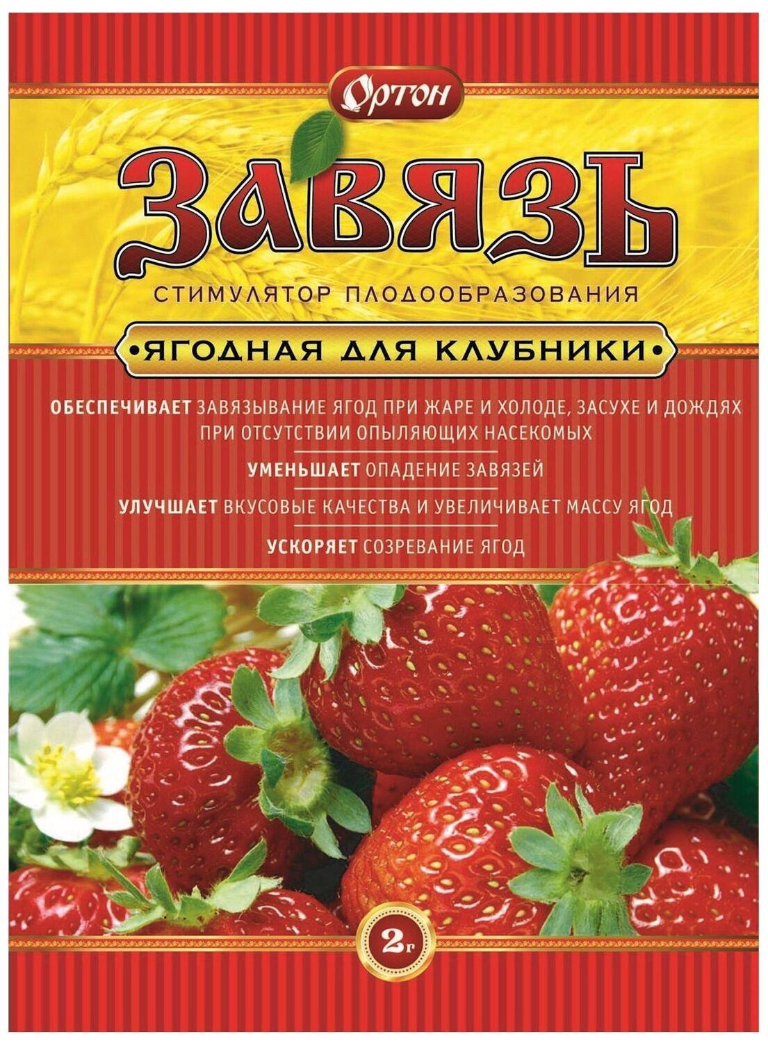 Изображение товара Стимулятор роста Ортон Завязь для клубники 2 г