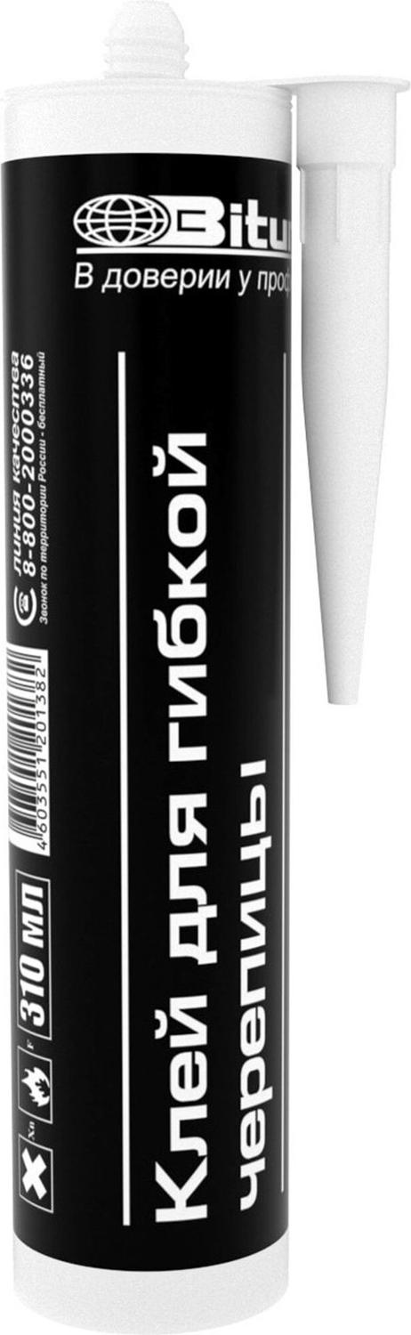 Изображение товара Клей для гибкой черепицы Bitumast 310 мл