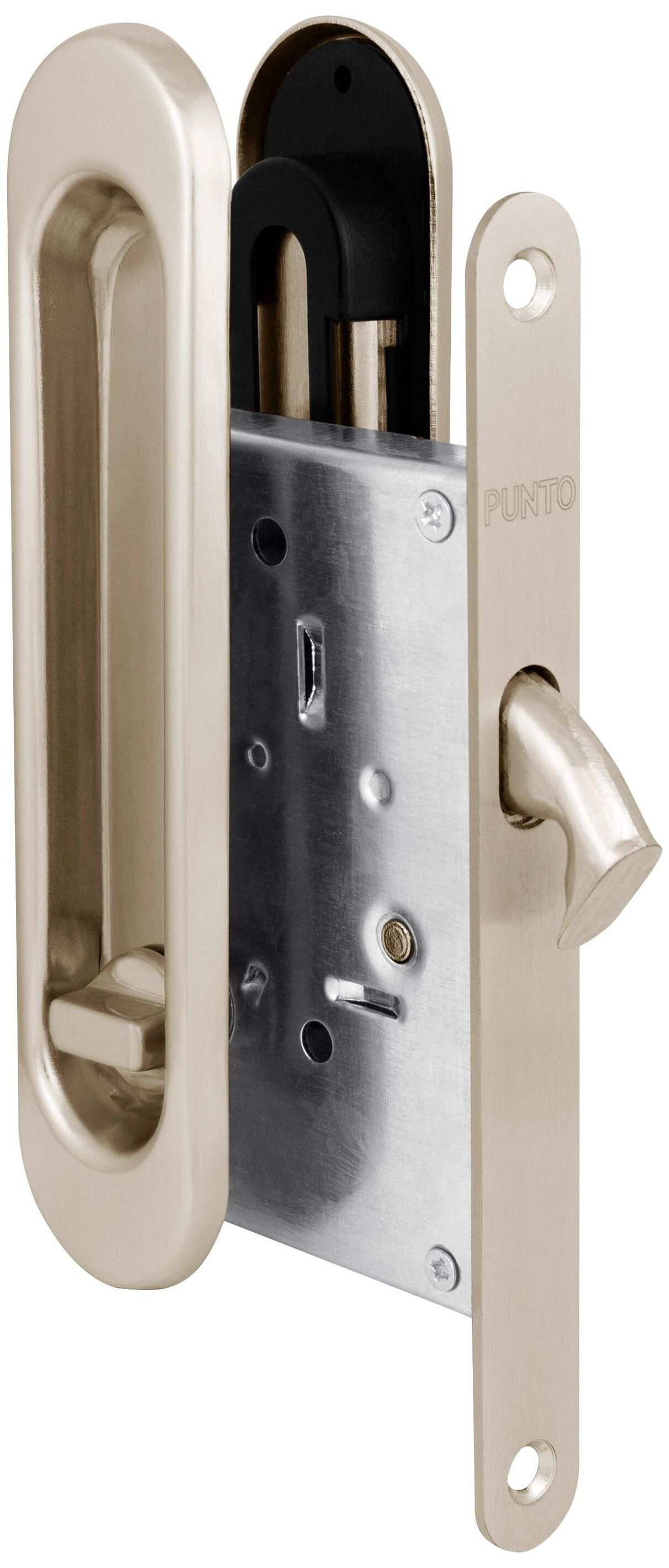 Изображение товара Дверная ручка для раздвижной двери PUNTO Soft LINE-011 никель