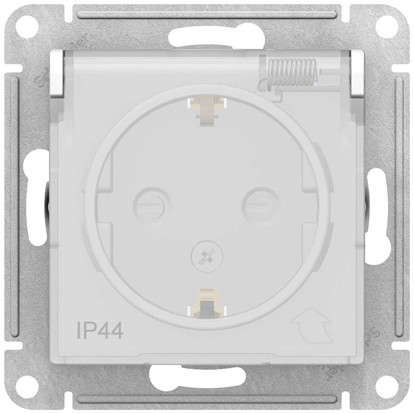Изображение товара Розетка электрическая Schneider Electric Atlas Design ATN440146 белый