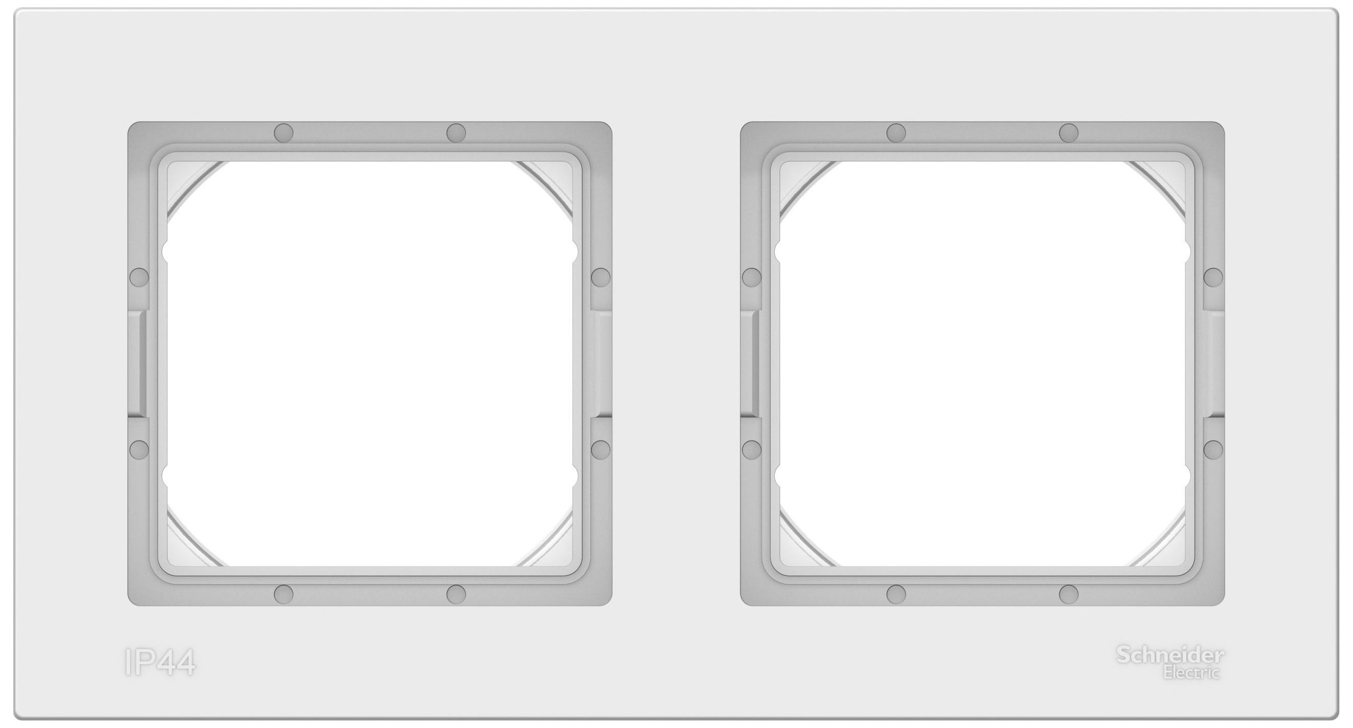 Изображение товара Рамка 2 поста Schneider Electric Atlas Design белый
