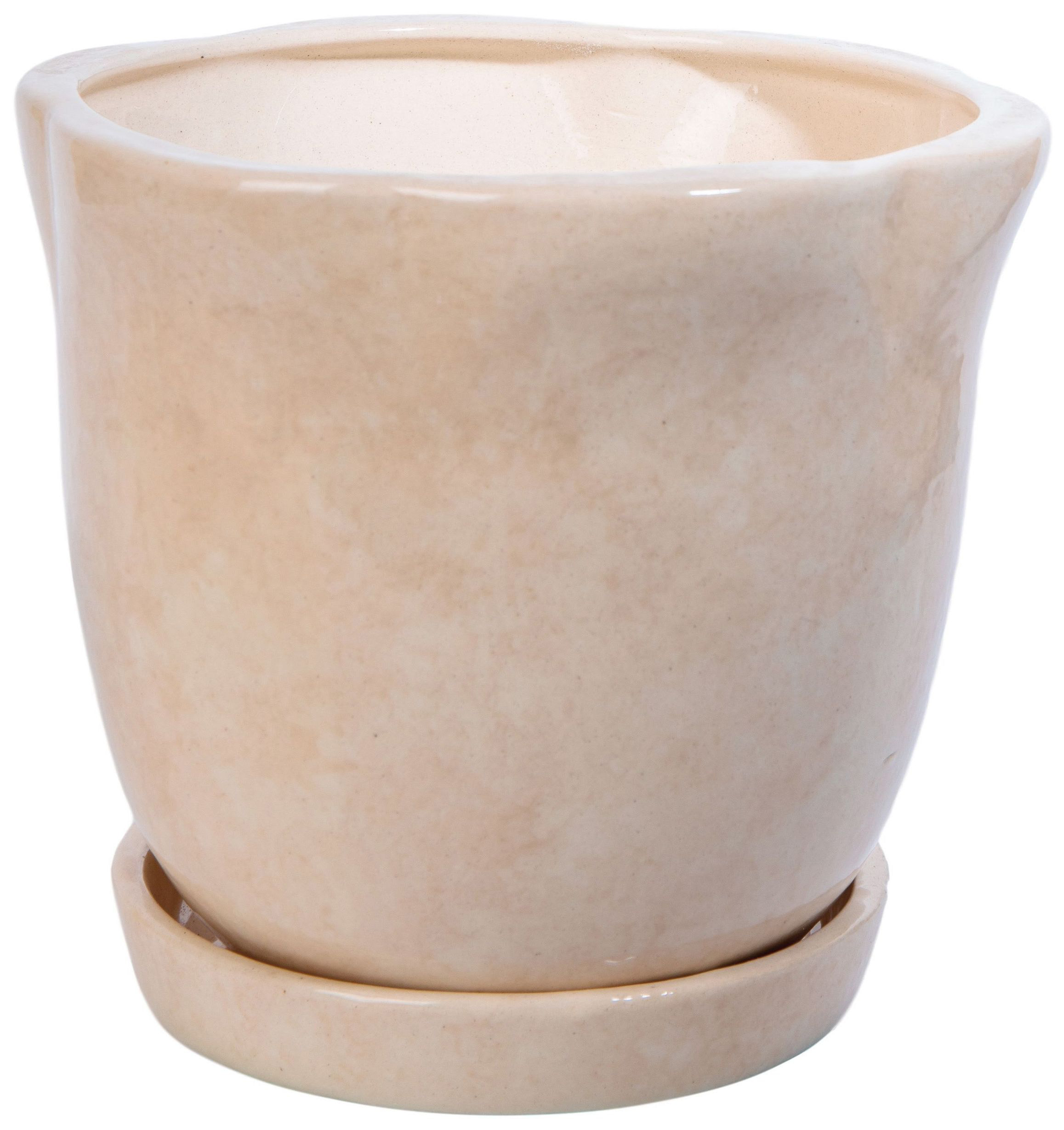 Изображение товара Горшок Лилия d17 см керамический бежевый
