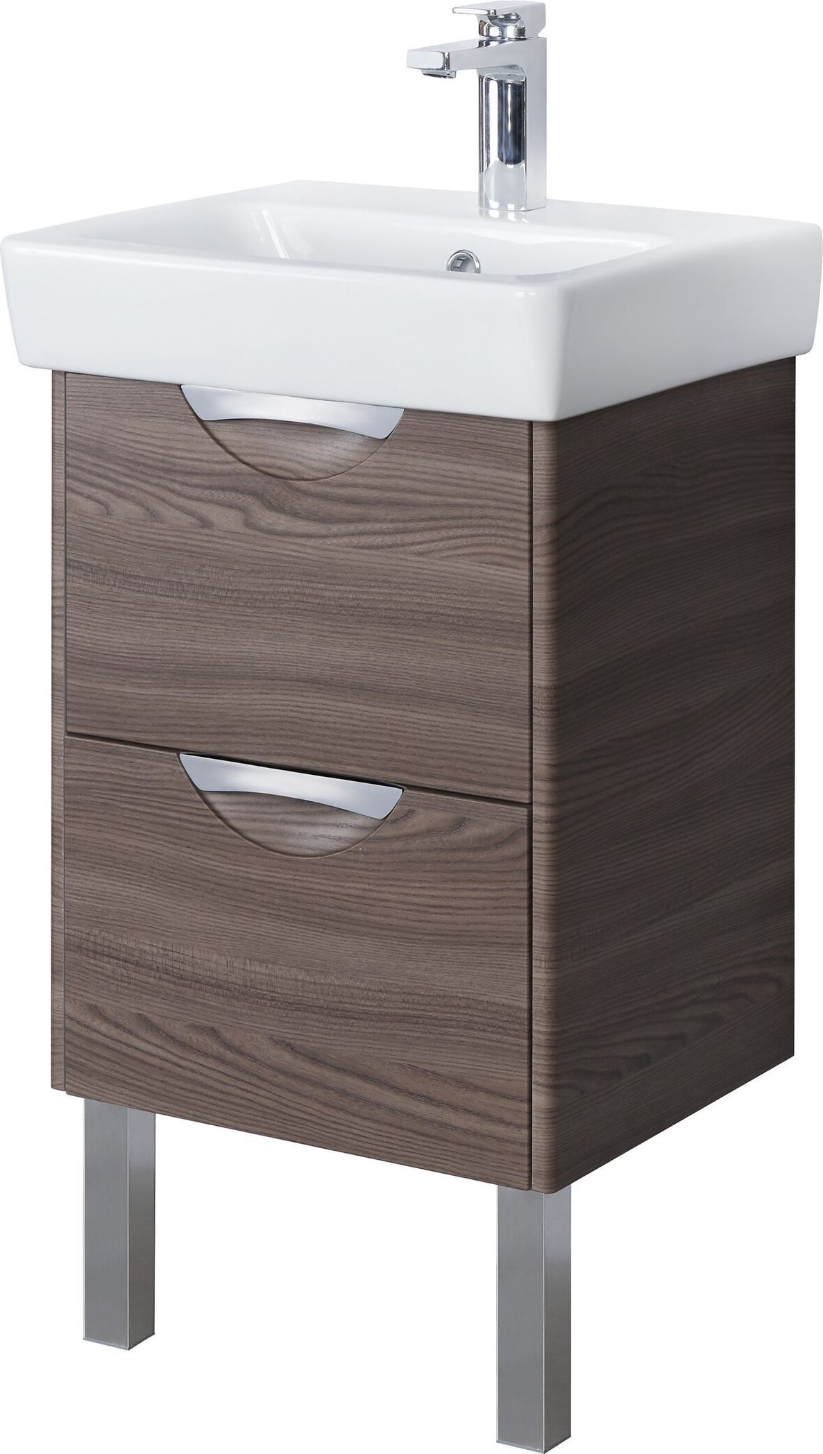 Изображение товара Тумба подвесная под раковину СИЛЬВА 62х50 см МДФ дуб маки