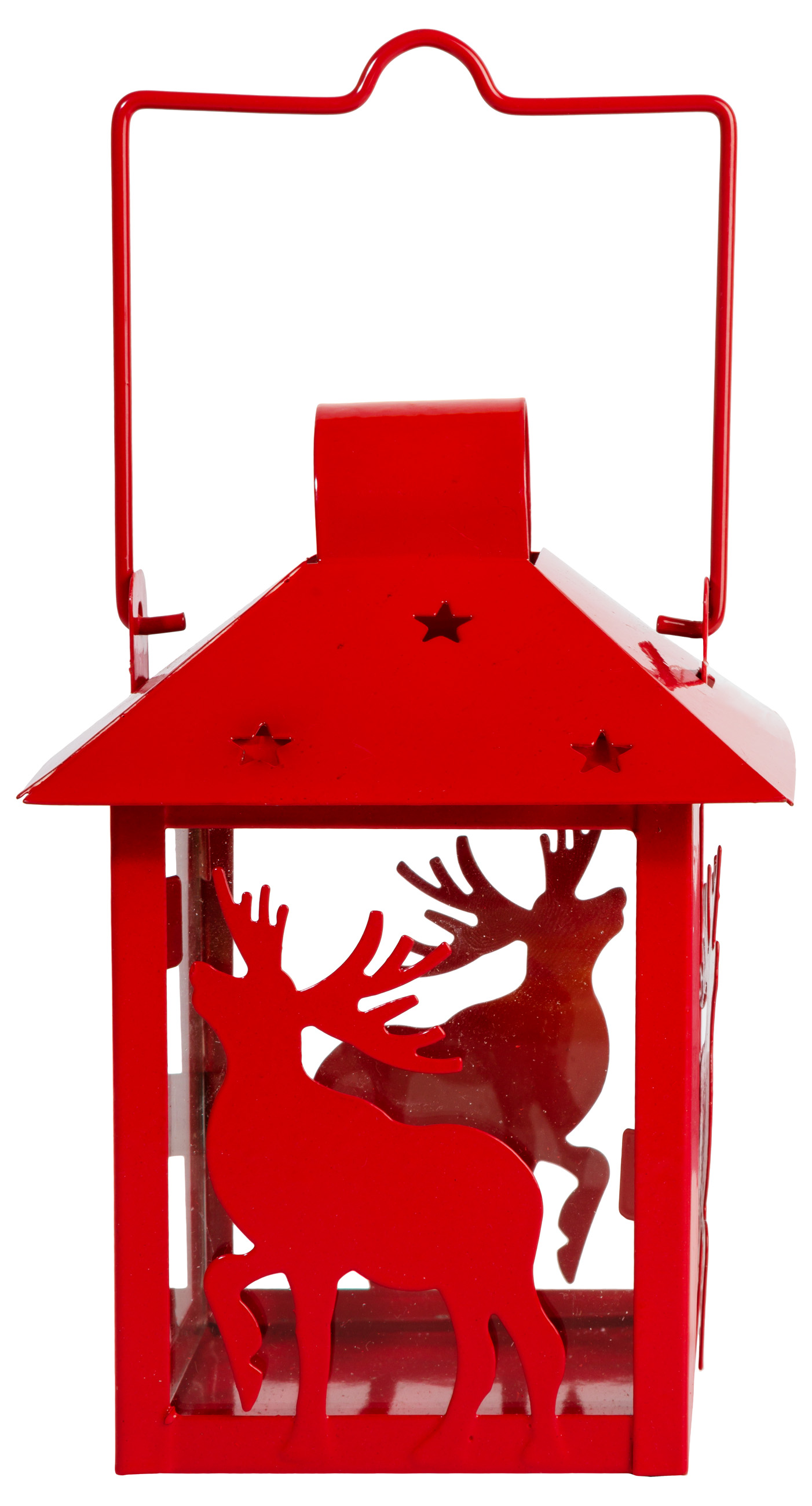 Изображение товара Декоративный новогодний фонарь 15 см в ассортименте для украшения интерьера и улицы