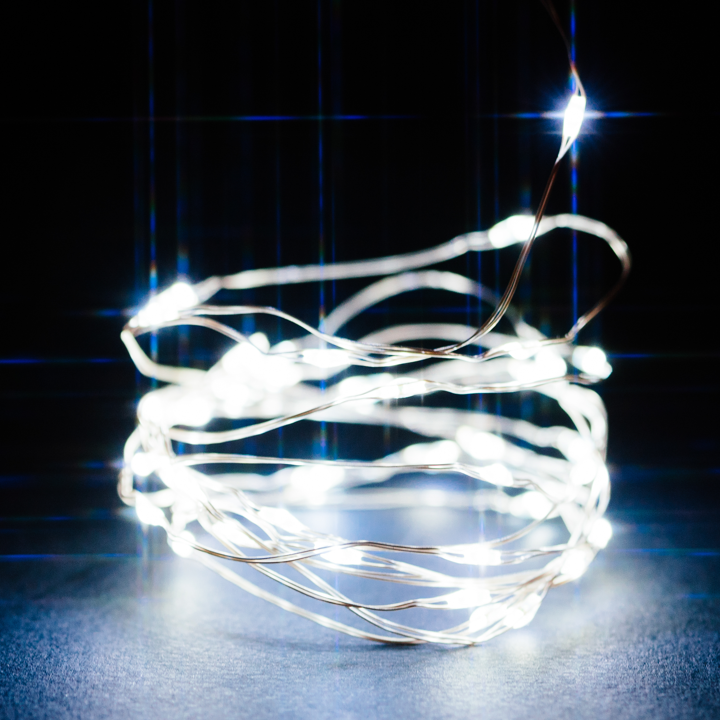 Изображение товара Гирлянда Нить 40 LED холодный белый 2 м светодиодная декоративная