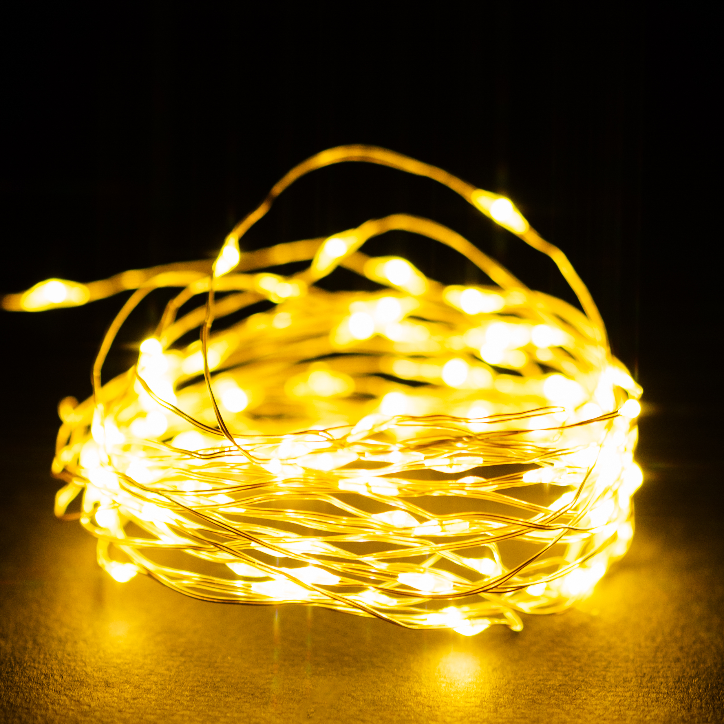 Изображение товара Гирлянда Нить внутренняя 100 LED теплый белый 5 м