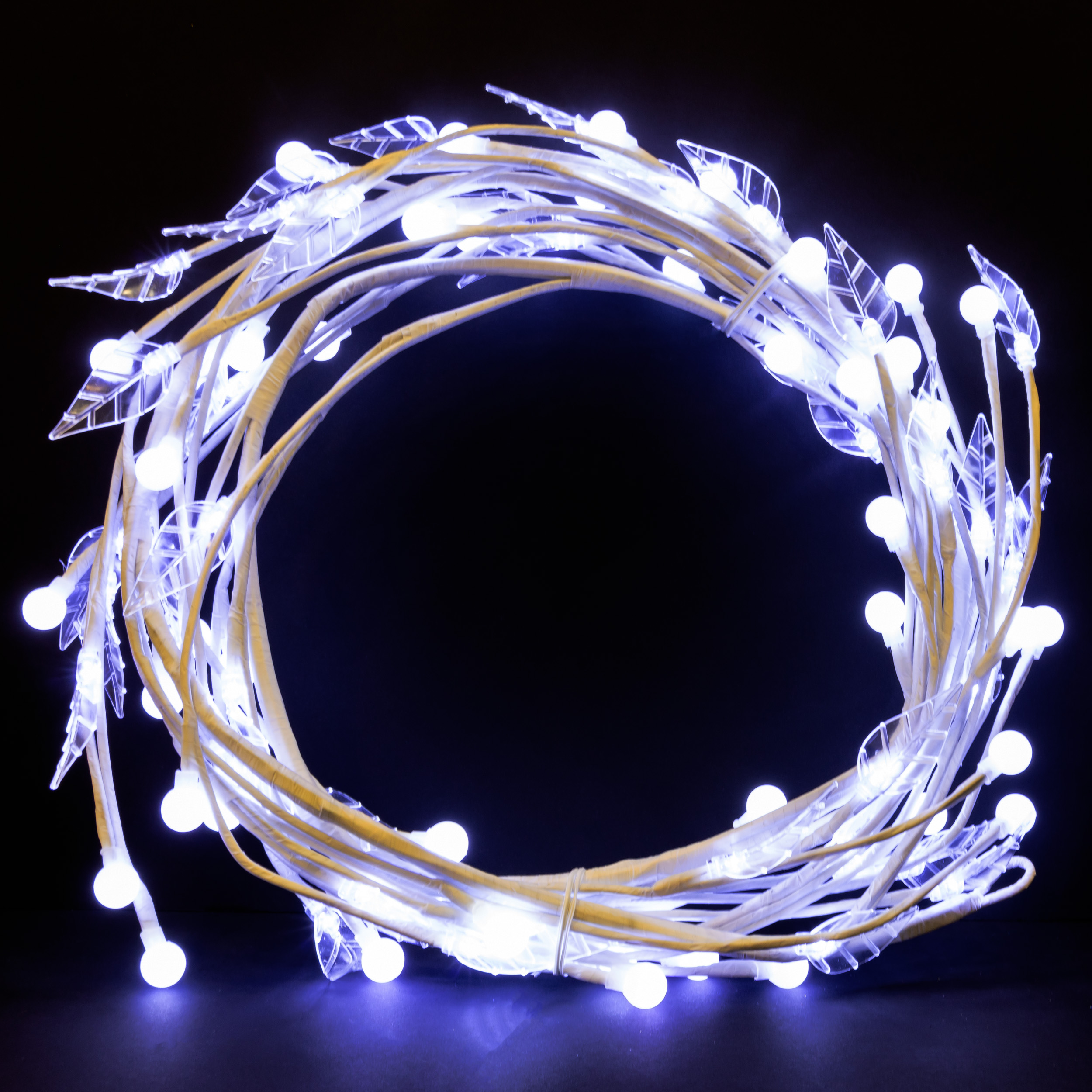 Изображение товара Световая фигура Веточка 96 LED IP44 180 см холодный белый для украшения