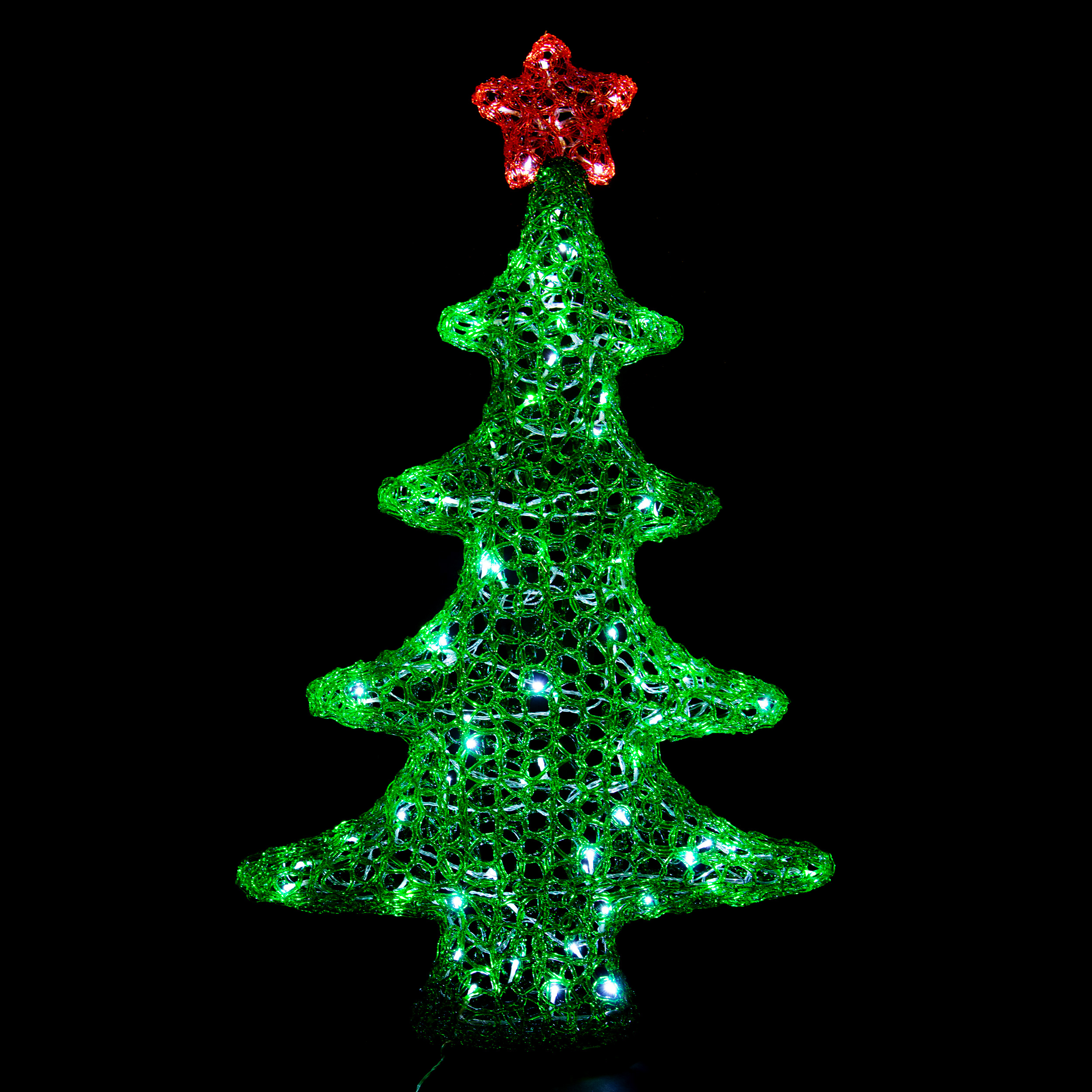 Изображение товара Световая фигура Ель 80 LED 103 см IP44 для улицы и интерьера