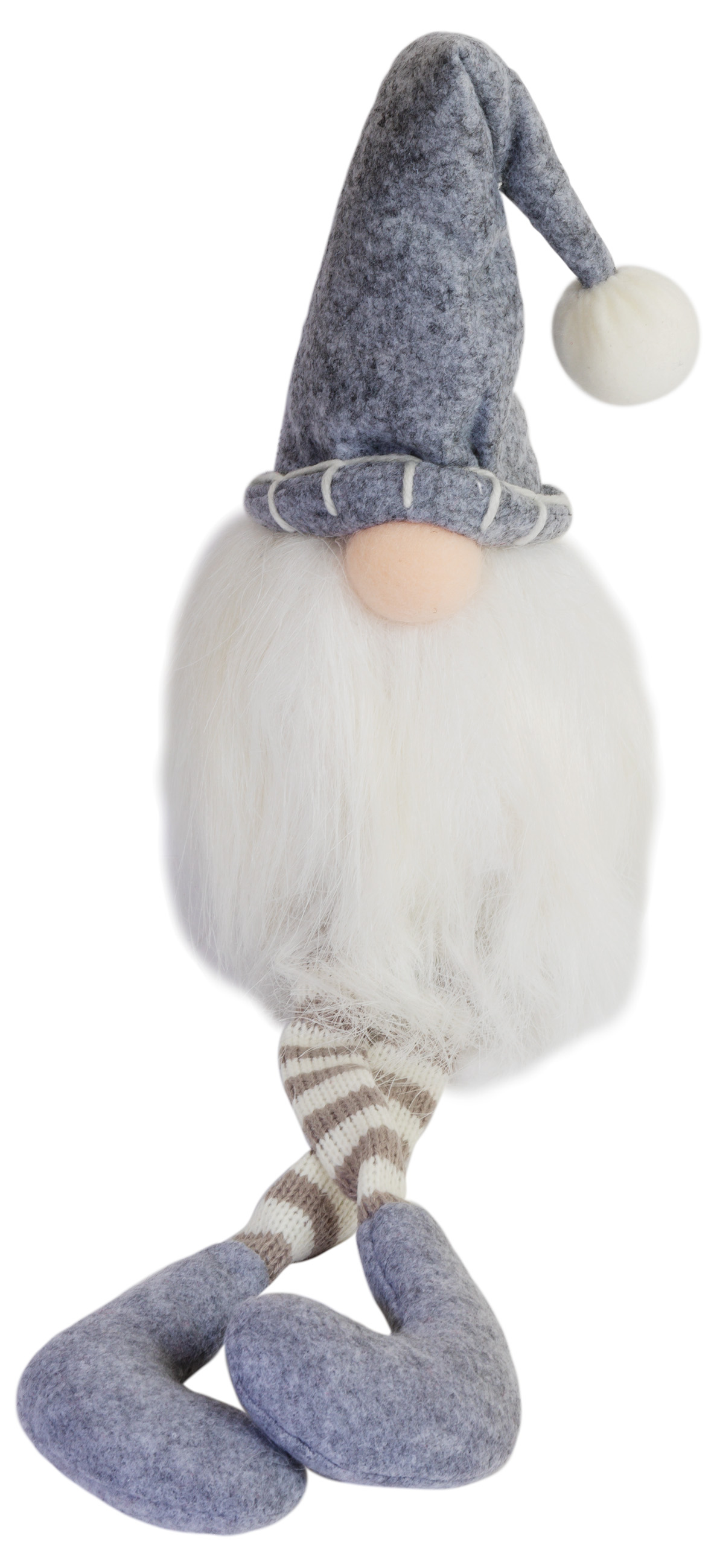 Изображение товара Мягкая игрушка Санта в колпаке 19 см рождественский декор для дома