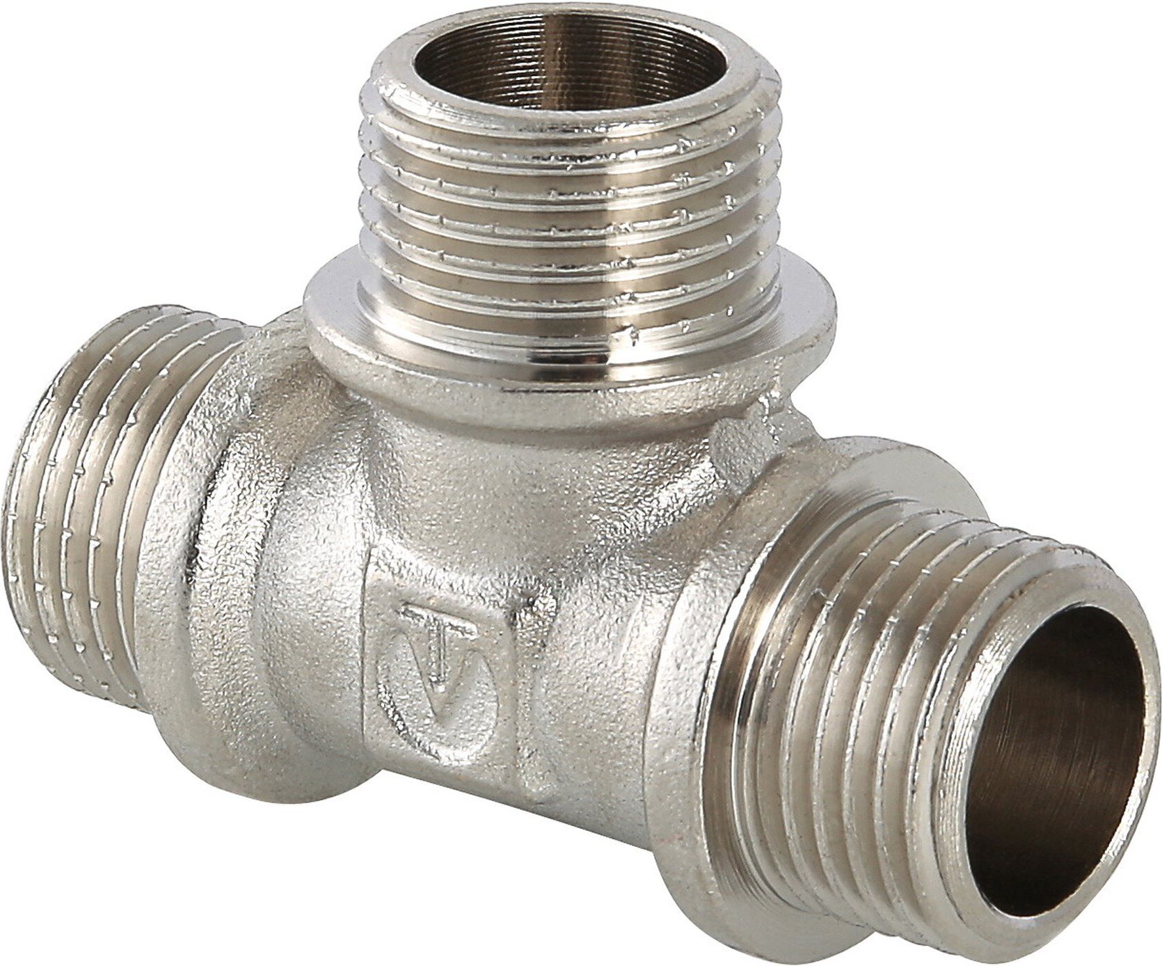 Изображение товара Резьбовой фитинг тройник латунь VALTEC 3/4" х 1/2" х 1/2" для труб водопровода и отопления