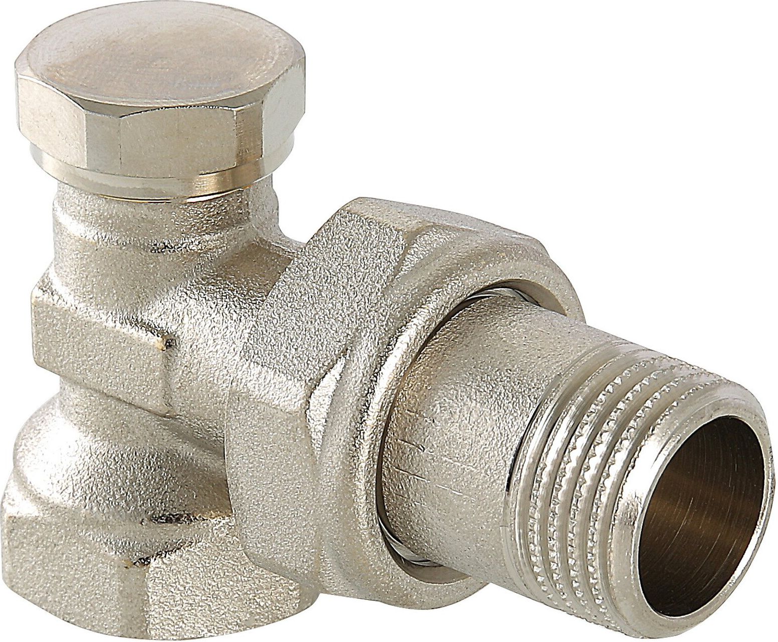 Изображение товара Клапан настроечный угловой латунный VALTEC 1/2" для отопления
