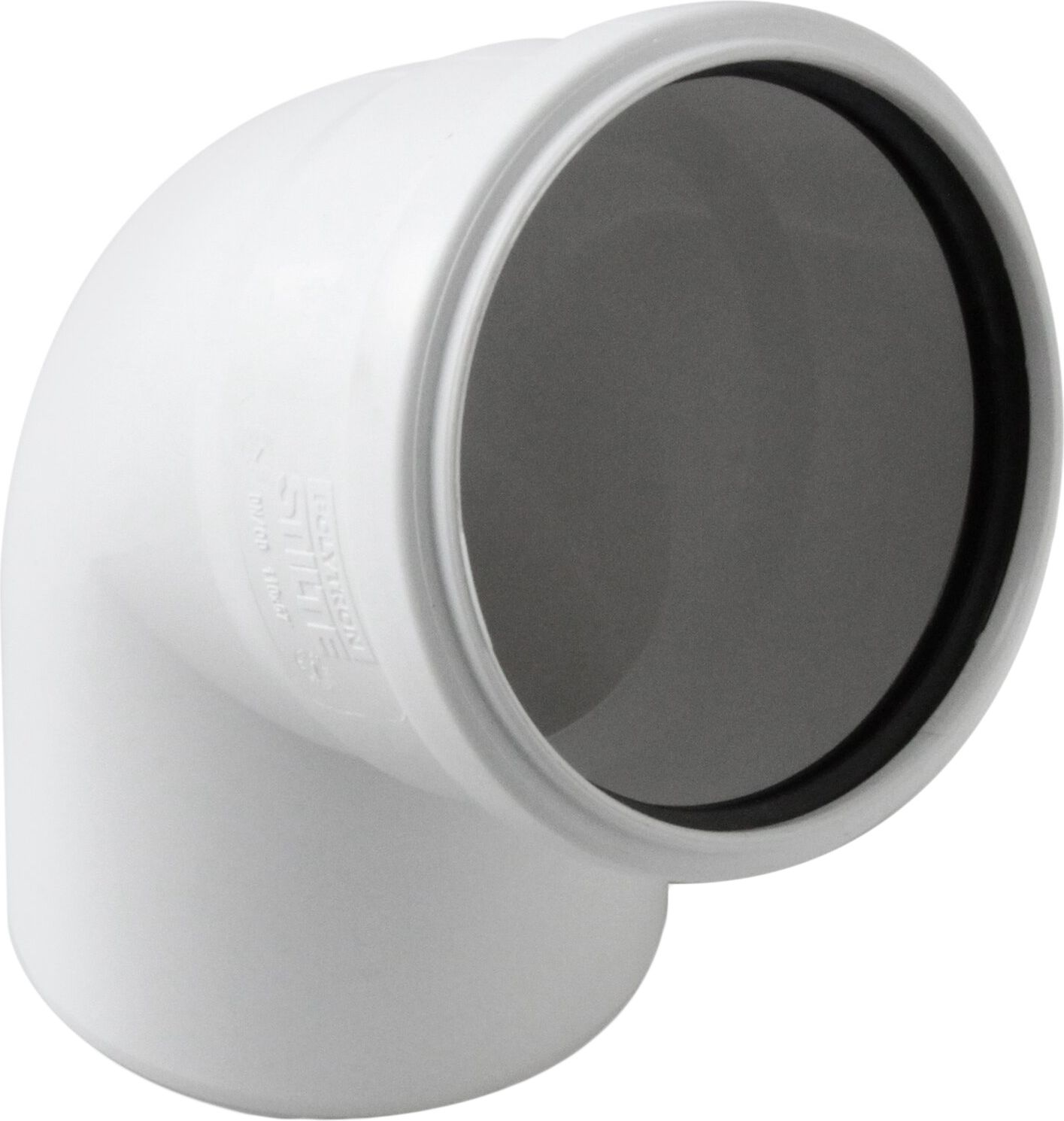 Изображение товара Отвод полипропиленовый Polytron Stilte Plus 58 мм 67 градусов