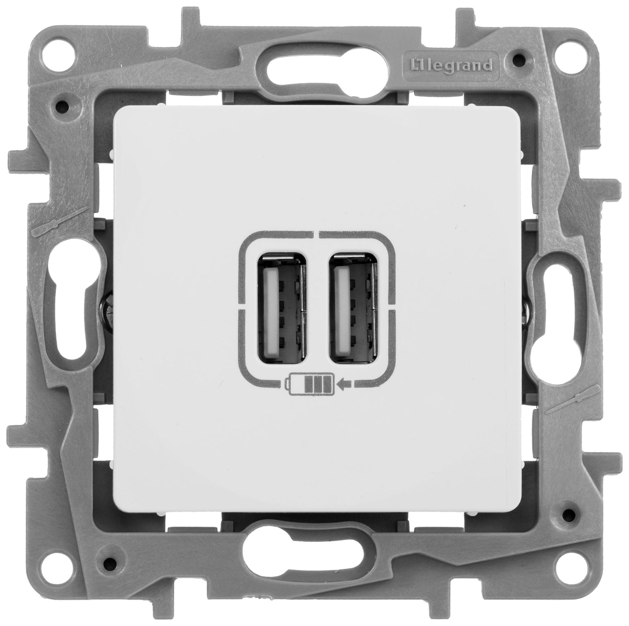 Изображение товара Розетка Legrand Etika 672294 с USB и диммером, классика, современный дизайн