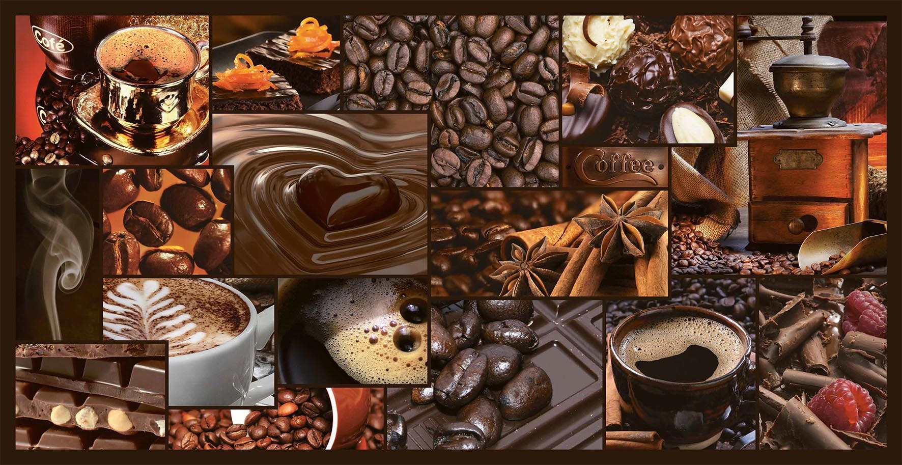 Изображение товара Панель ПВХ листовая Аромат кофе 480х955х3 мм