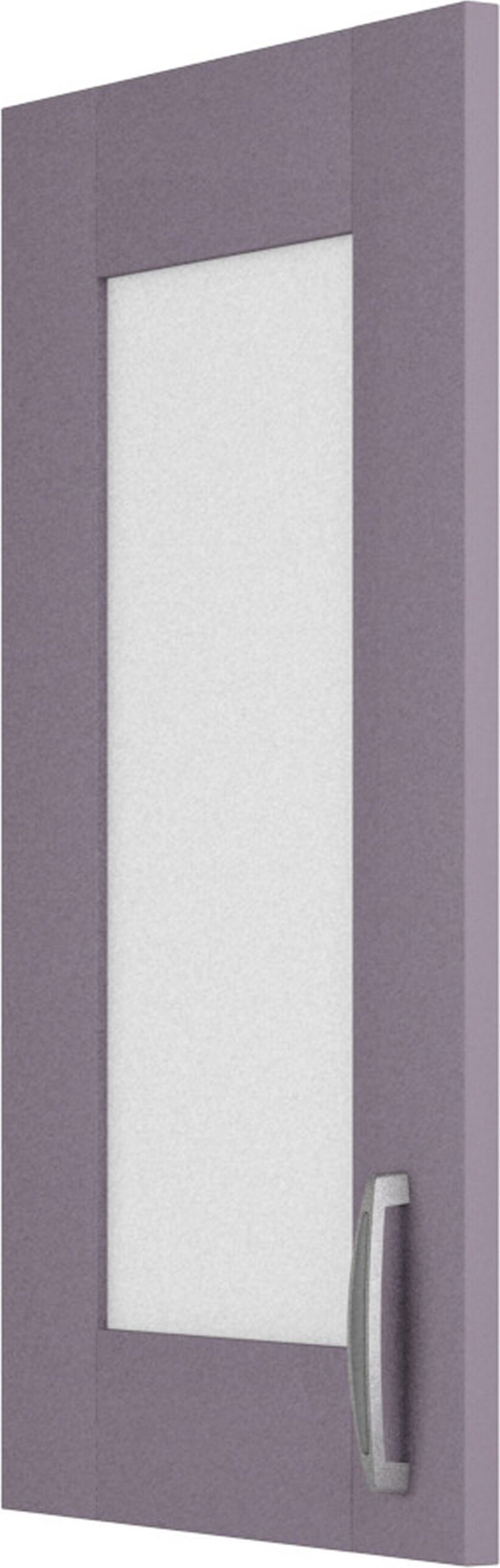Изображение товара Фасад для тумбы Глициния МДФ 67,2x40 см фиолетовый со стеклом
