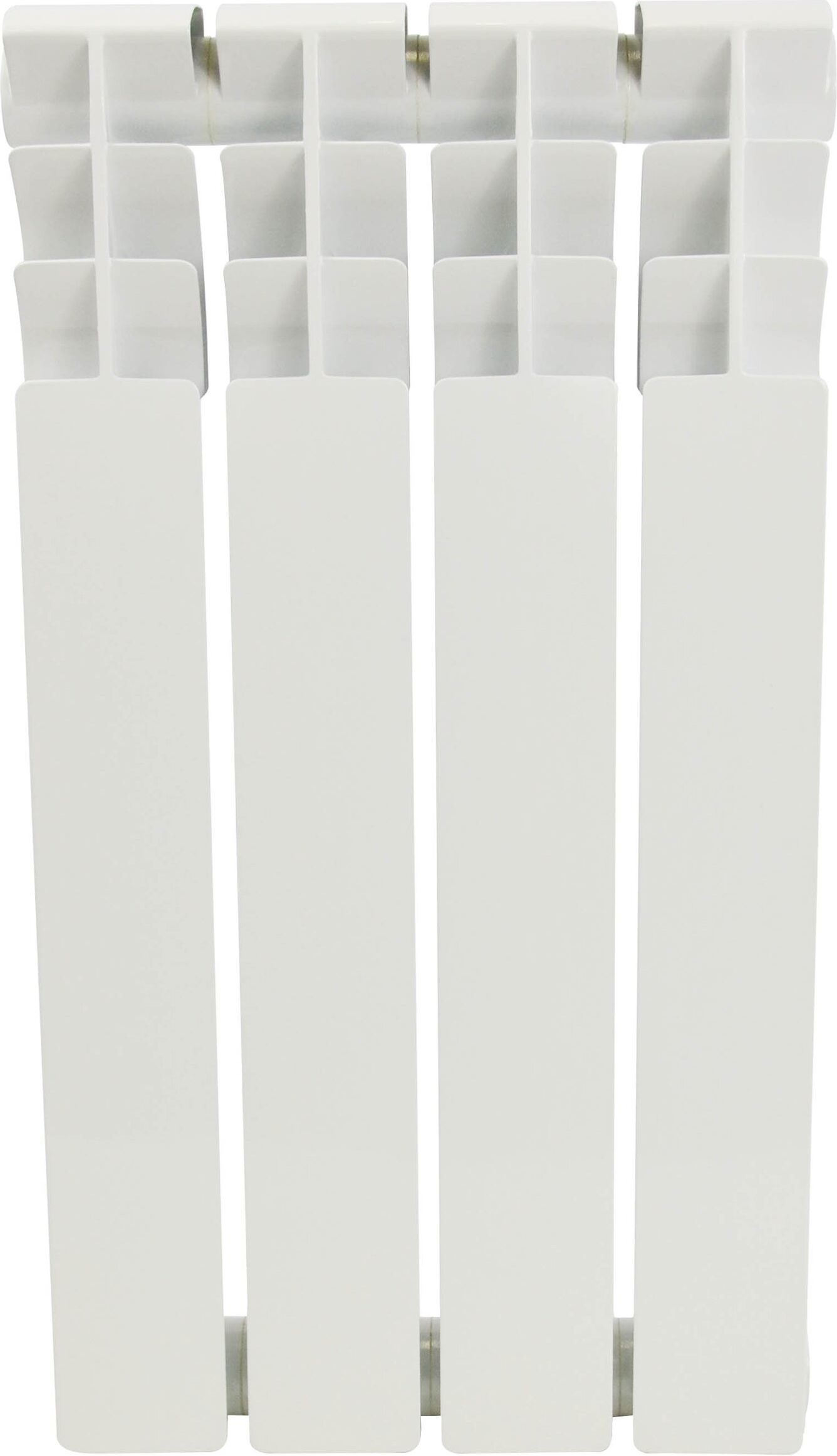 Изображение товара Биметаллический секционный радиатор Benarmo 4 секции боковое подключение белый