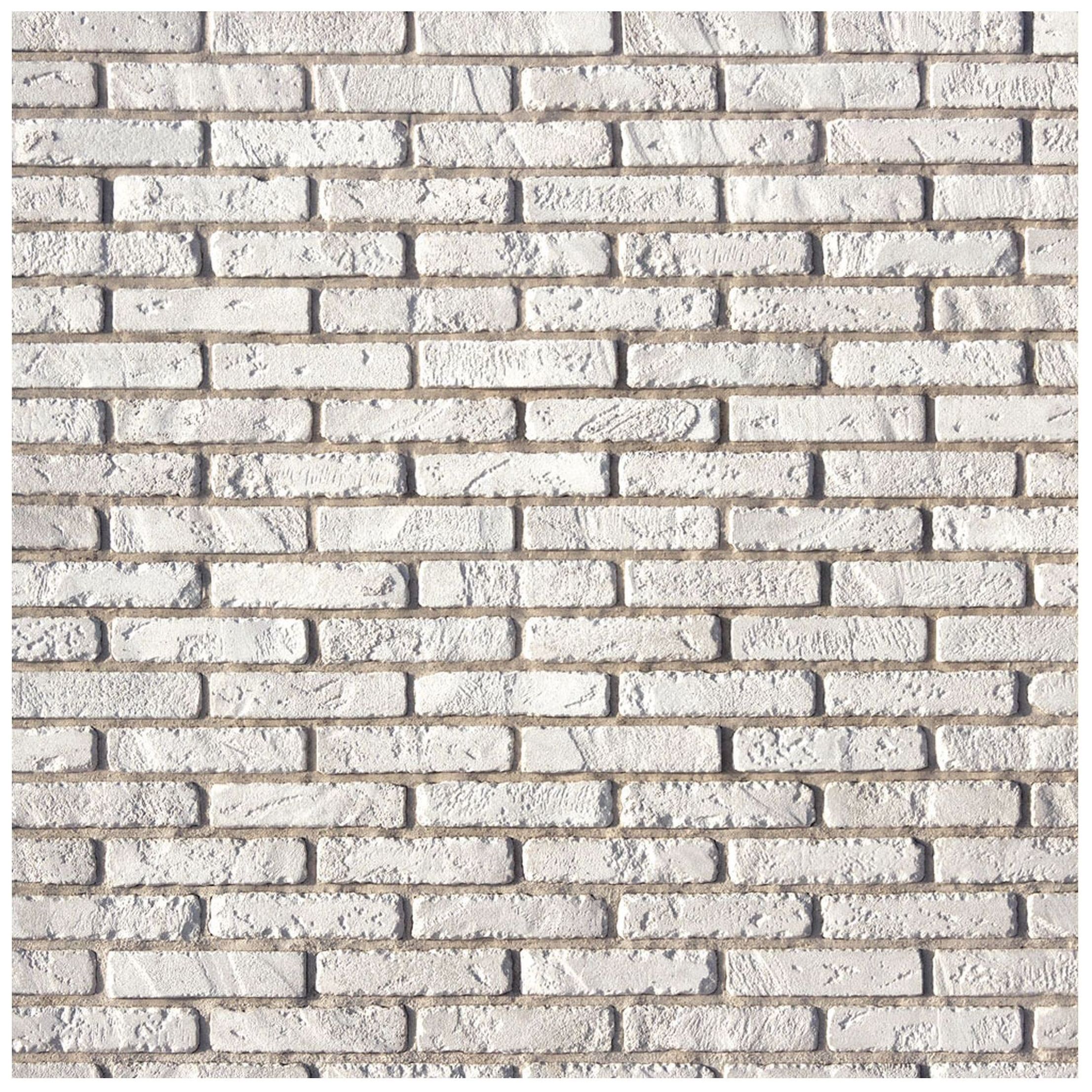 Изображение товара Гипсовая плитка White Hills Йорк Брик белая 19x4,7 см для внутренней отделки