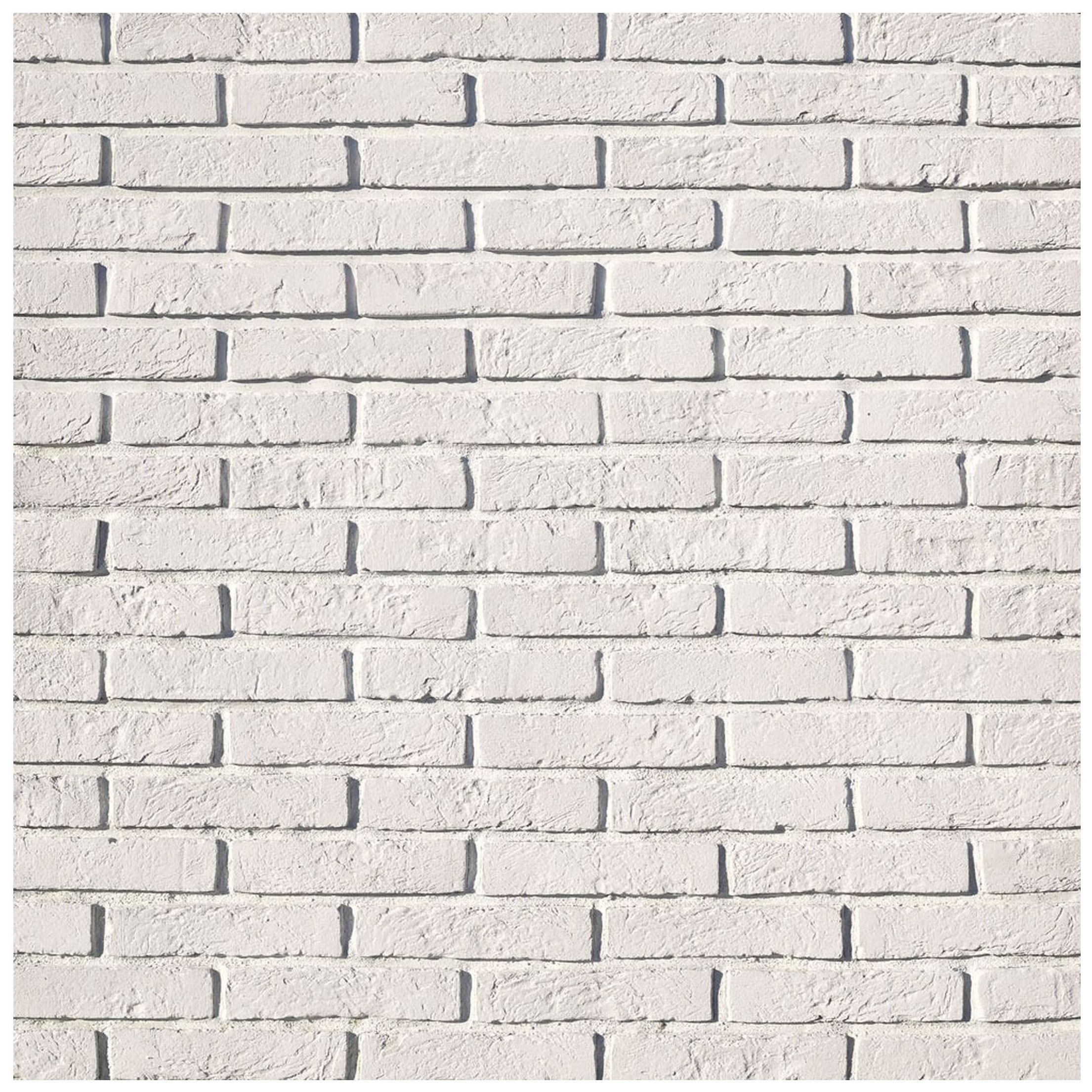 Изображение товара Бетонная плитка White Hills Бергамо Брик белая 22,5x4,9 см для внутренней и внешней облицовки стен