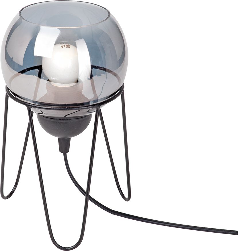 Изображение товара Настольная лампа Vitaluce V4351-1/1L черная с цоколем E27, хай-тек стиль