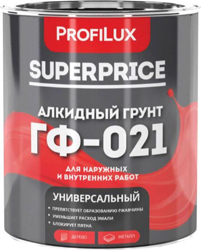 Изображение товара Грунт ГФ-021 PROFILUX красно-коричневый 1,9 кг антикоррозийная