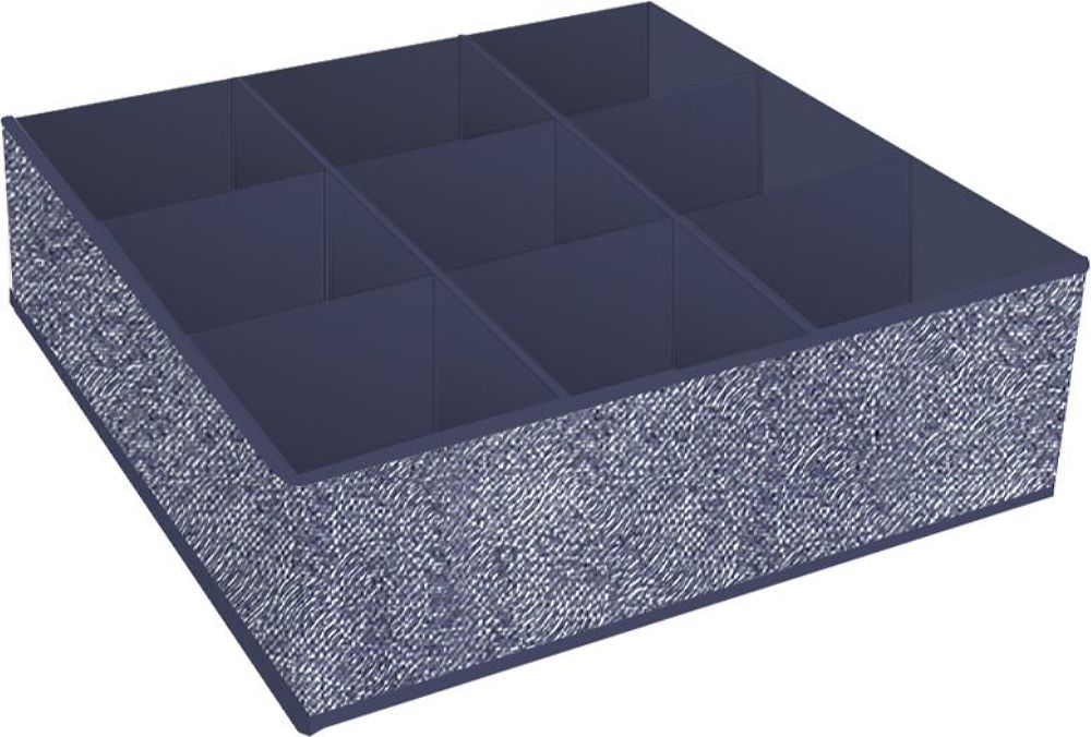 Изображение товара Органайзер Hausmann Blue line из полипропилена 9x30х30 см для хранения мелочей