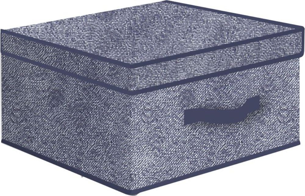 Изображение товара Коробка Hausmann Blue line 15x30x30 см для хранения из полипропилена
