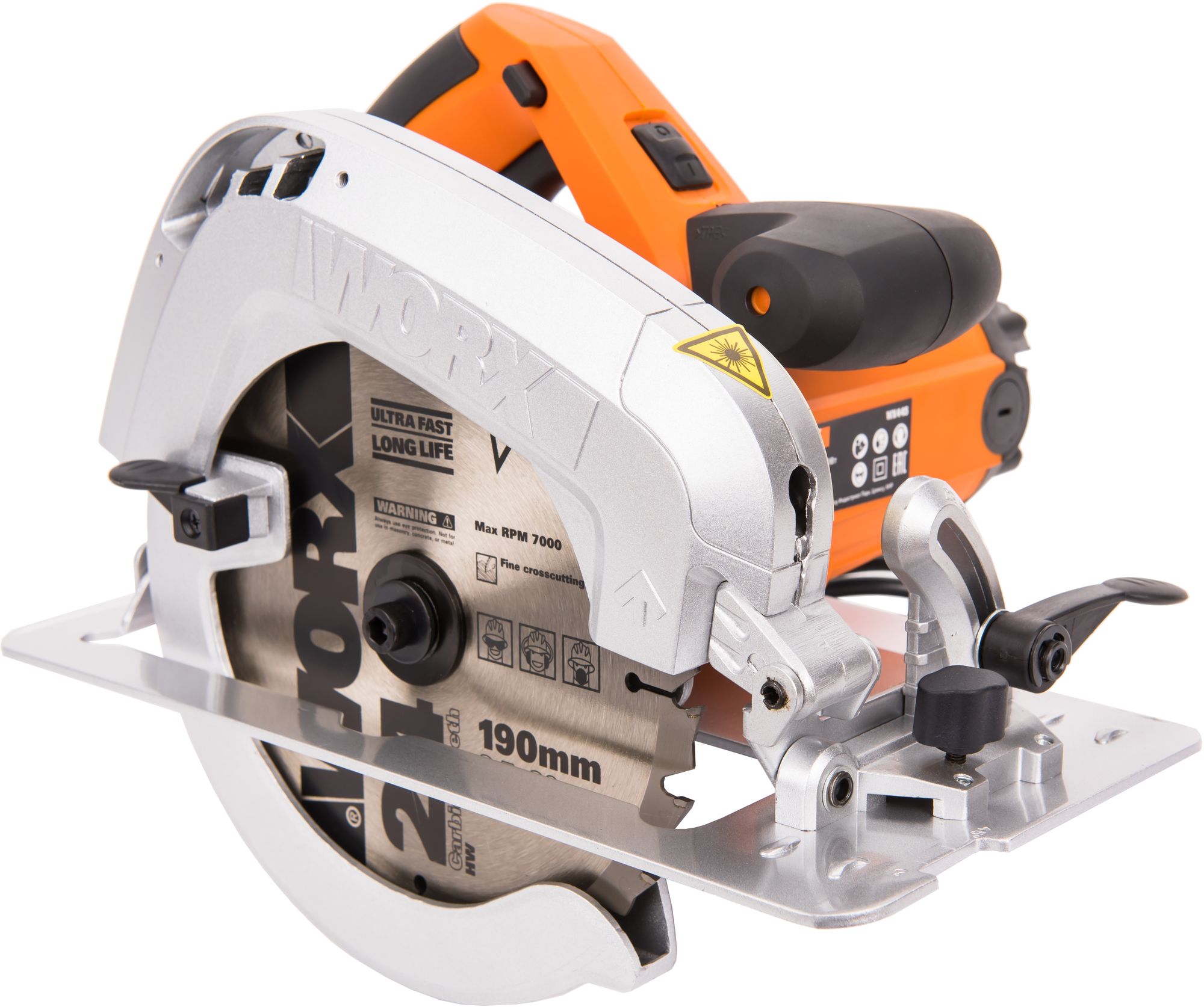 Изображение товара Циркулярная пила Worx WX445 1600 Вт 