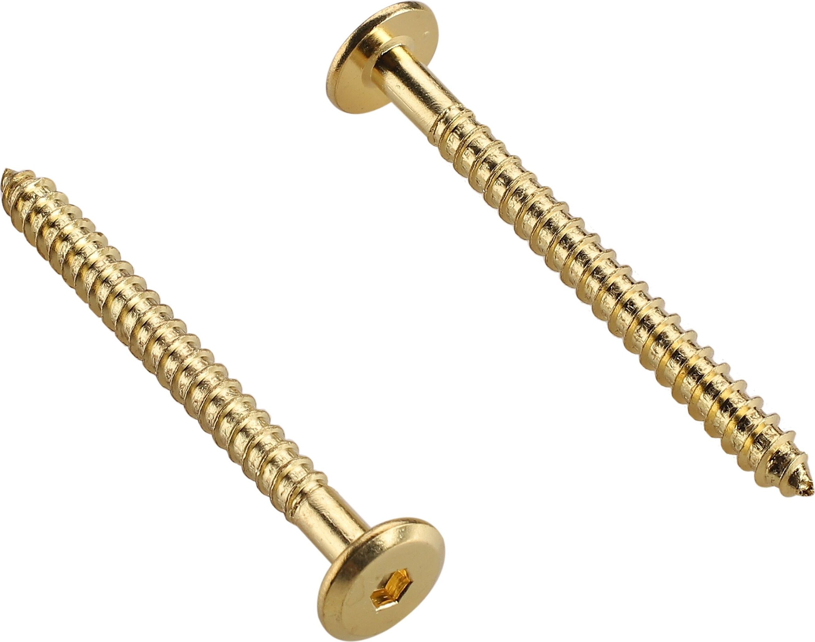 ШурупмебельныйЕВРОПАРТНЕР6,3х70сплоскойголовойлатунированный10шт