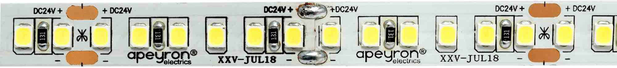 Изображение товара Светодиодная лента Apeyron Electrics LSE-150 SMD 2835 120LED IP65 12В 9,6Вт 5 м
