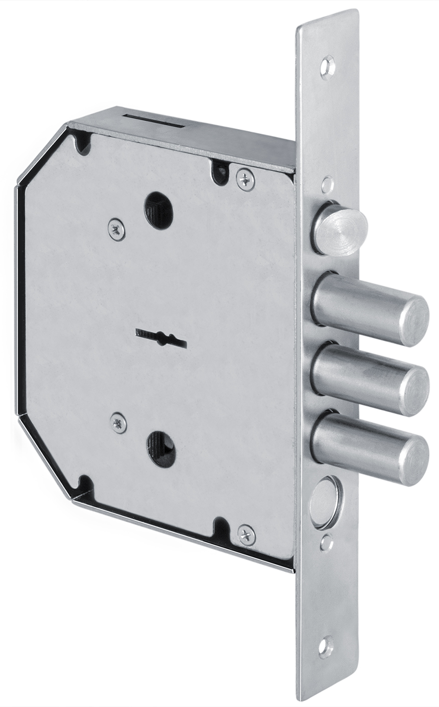 Изображение товара Сувальдный замок Класс GS-СМ 012 R серебряный - высокая надежность и безопасность для входных двере