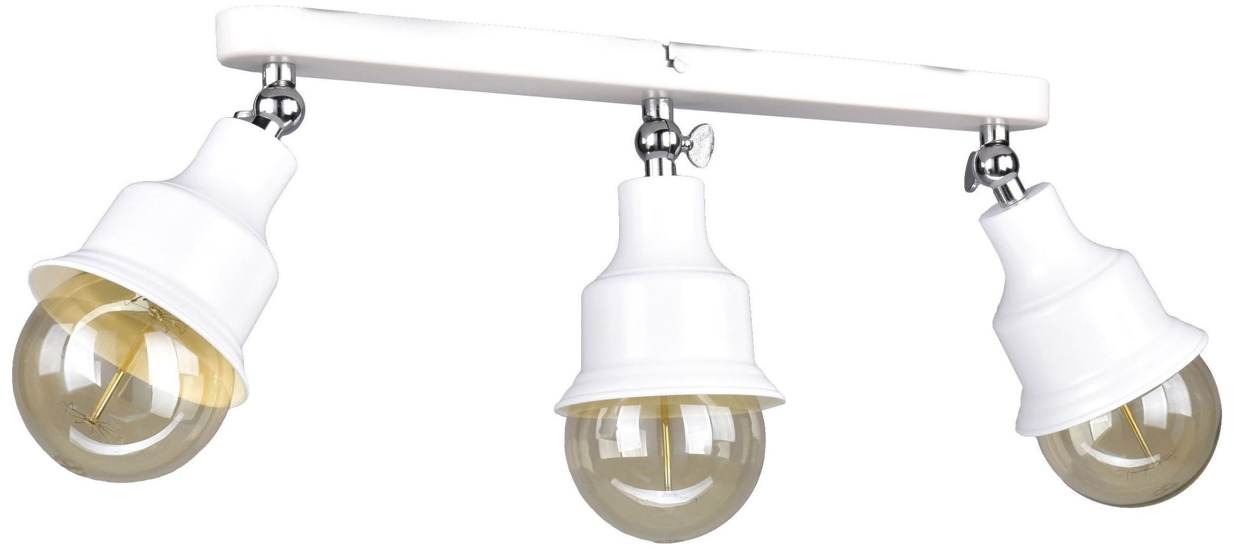 Изображение товара Потолочный светильник РОССвет Ария РС20868 WT+CR/3C с поворотным плафоном