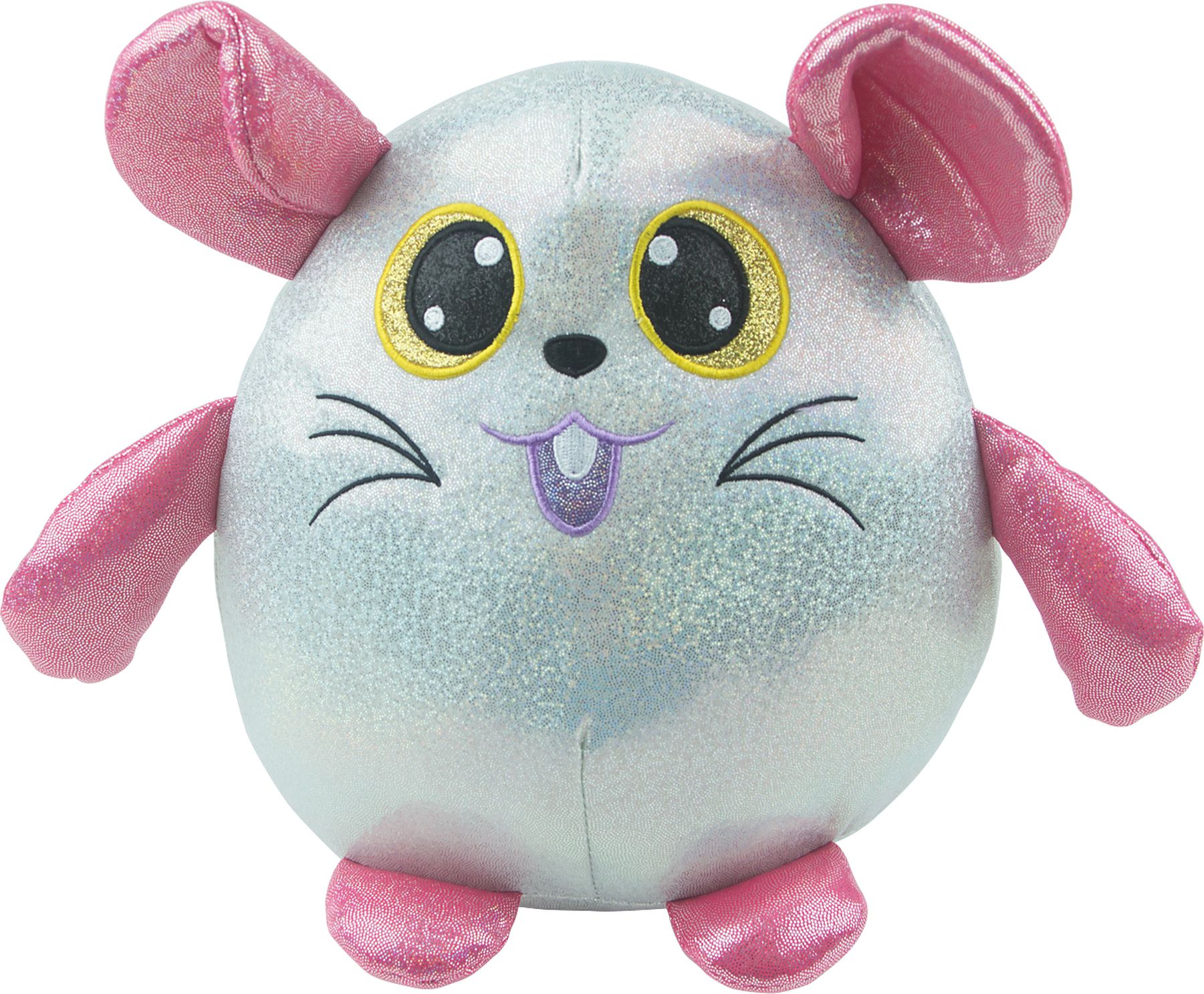 Изображение товара Мягкая игрушка Мышка блестящая 12 см - милый сувенир и подарок для детей и взрослых