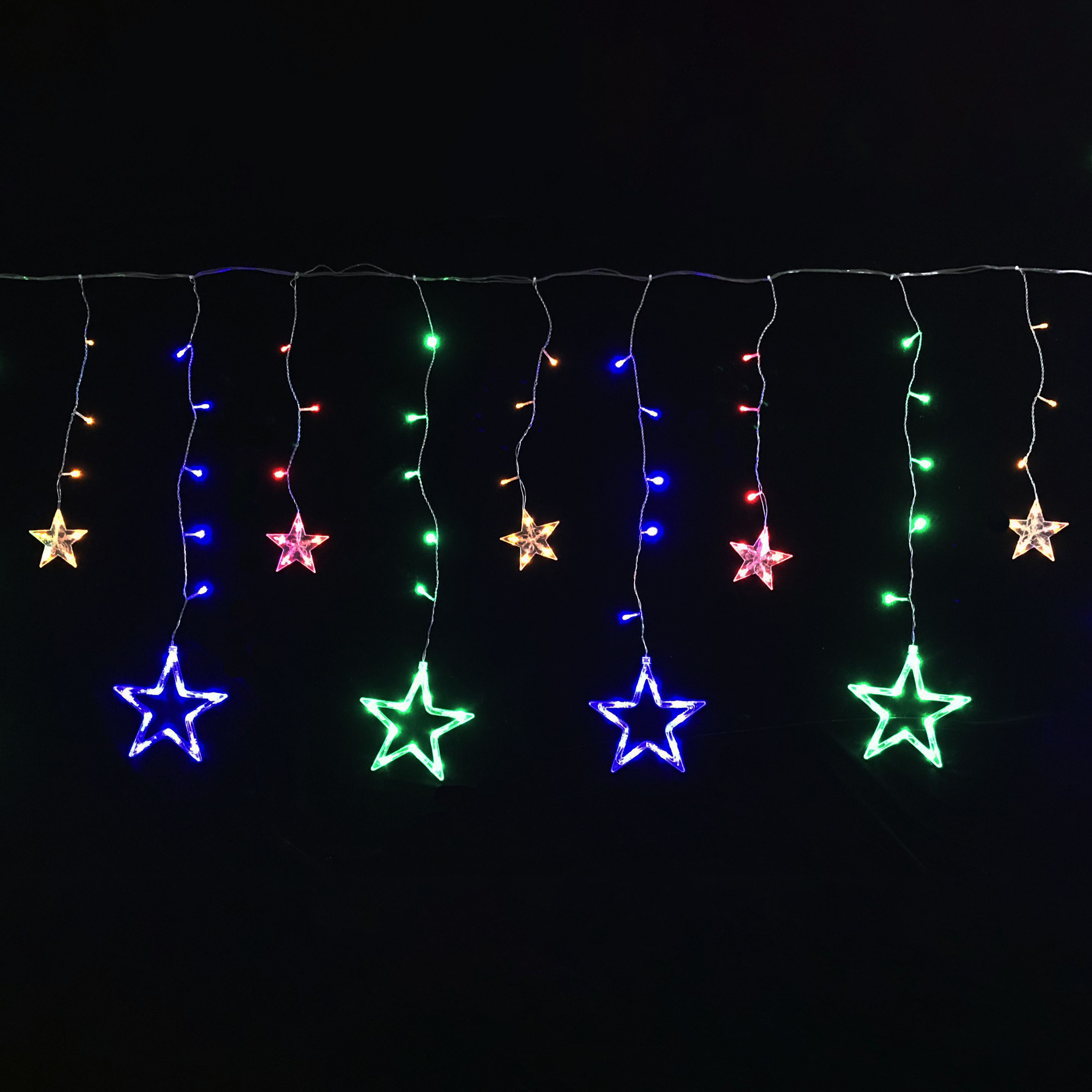 Изображение товара Гирлянда внутренняя занавес SH LIGHTS 138 LED многоцветный 2 м