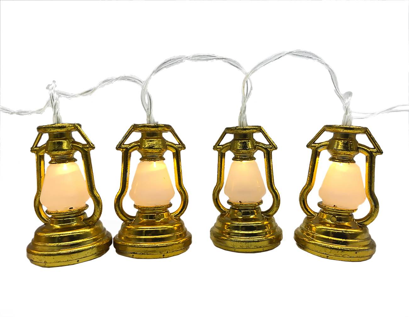 Изображение товара Гирлянда внутренняя нить Фонарики 16 LED белый 2,2 м