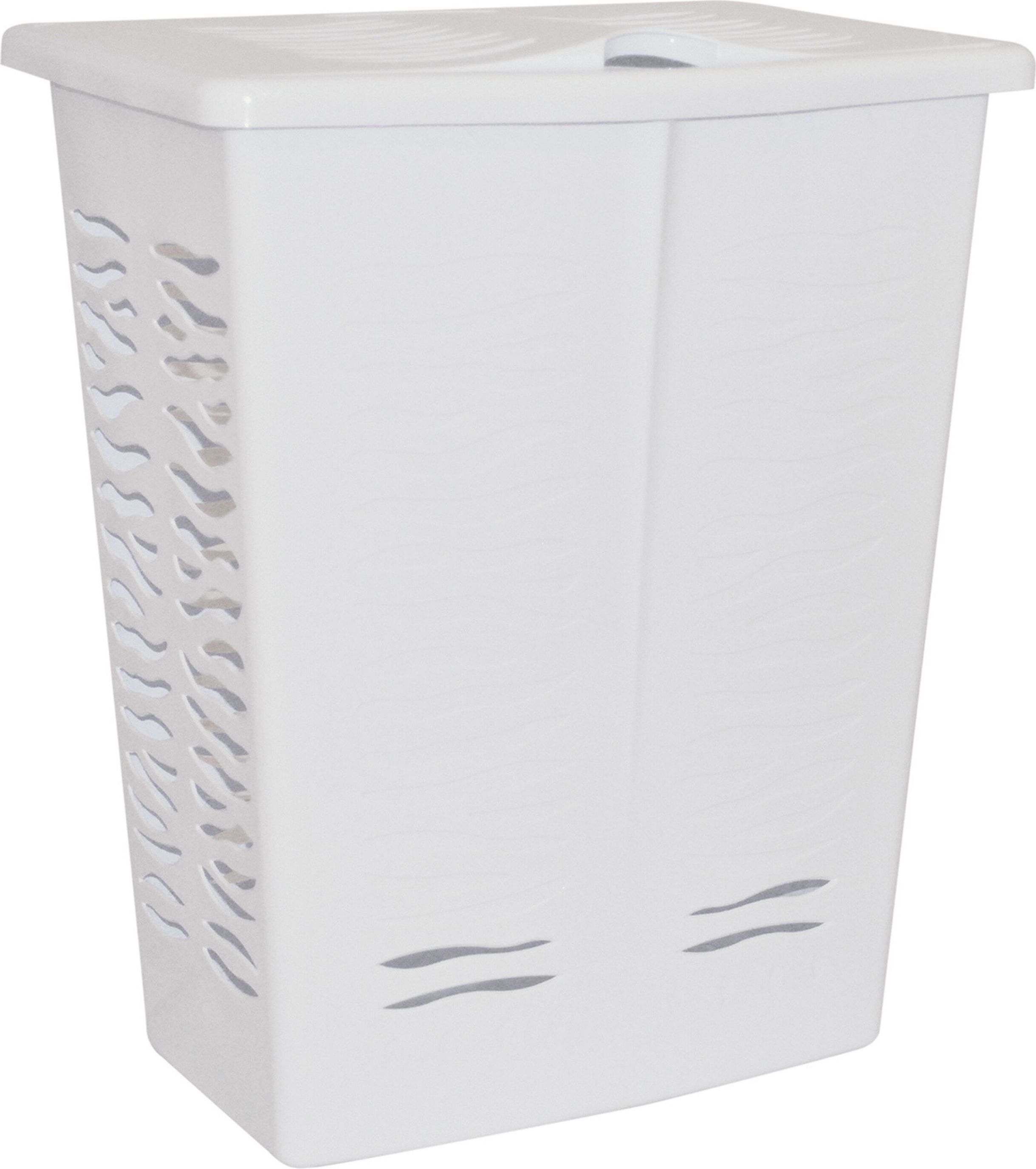 Изображение товара Корзина для хранения BranQ Aqua 60 л пластиковая белая прямоугольная