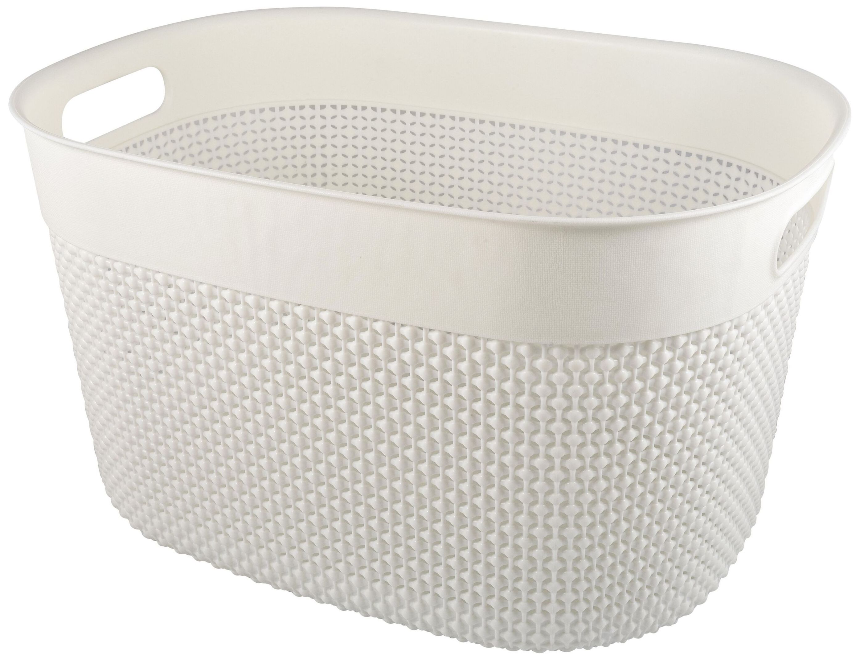 Изображение товара Корзина Plast Team Oslo полипропилен 18 л молочная прямоугольная