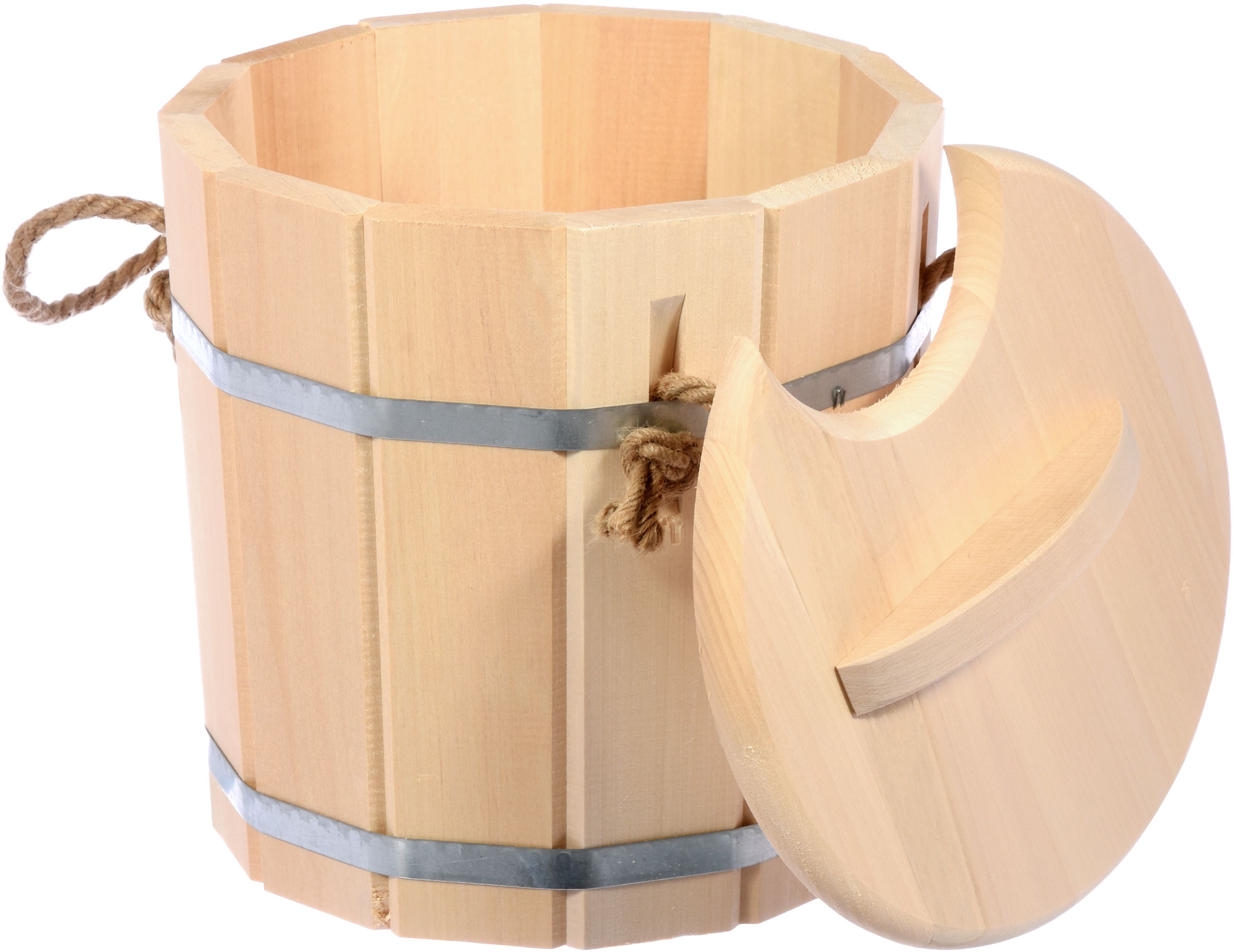 Изображение товара Запарник Банные штучки липа 34х30 см 9 л с крышкой