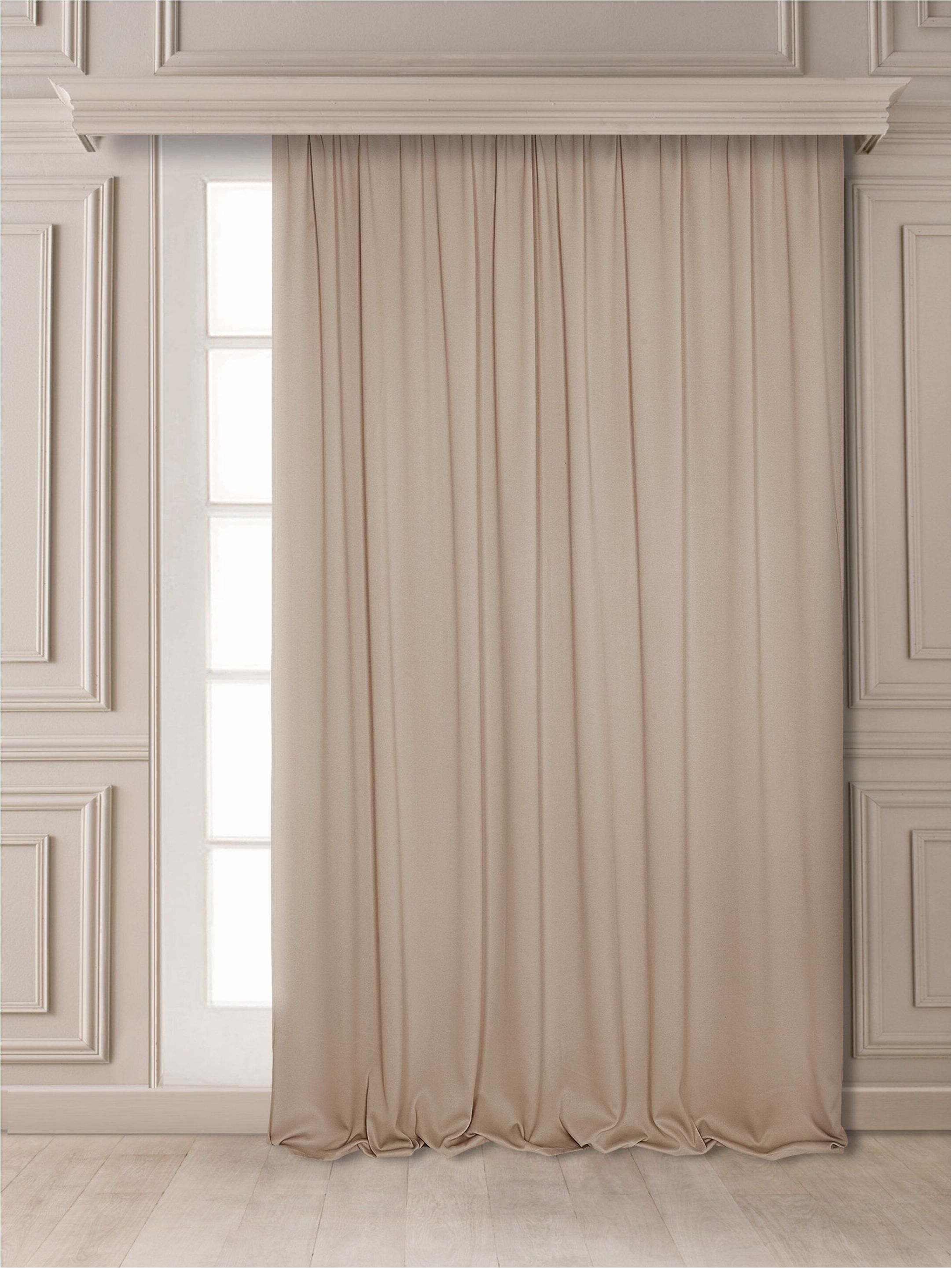 Изображение товара Портьерная штора MS 87200-106/150 PB 140х270 см бежевый Россия